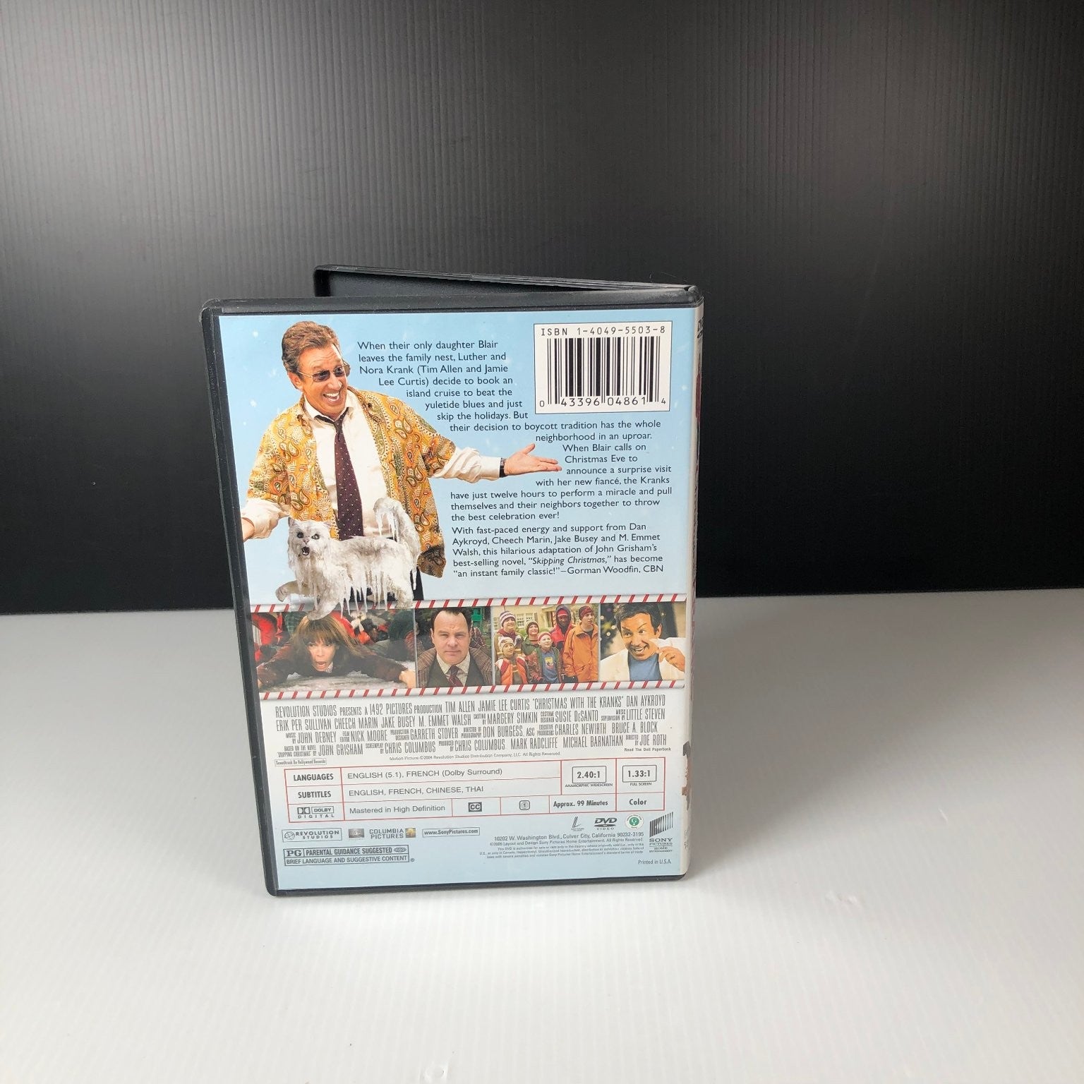 Christmas with the Kranks DVD 2004 Tim Allen Jamie Lee Curtis Comedy
