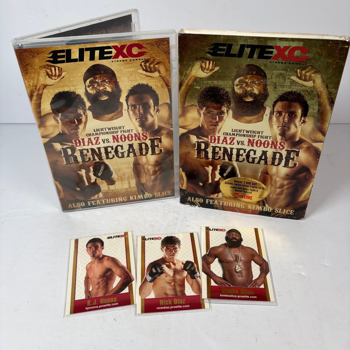 Pro Elite XC Renegade DVD Set w/ Collector Cards Kimbo Slice & Nick Diaz Rookie