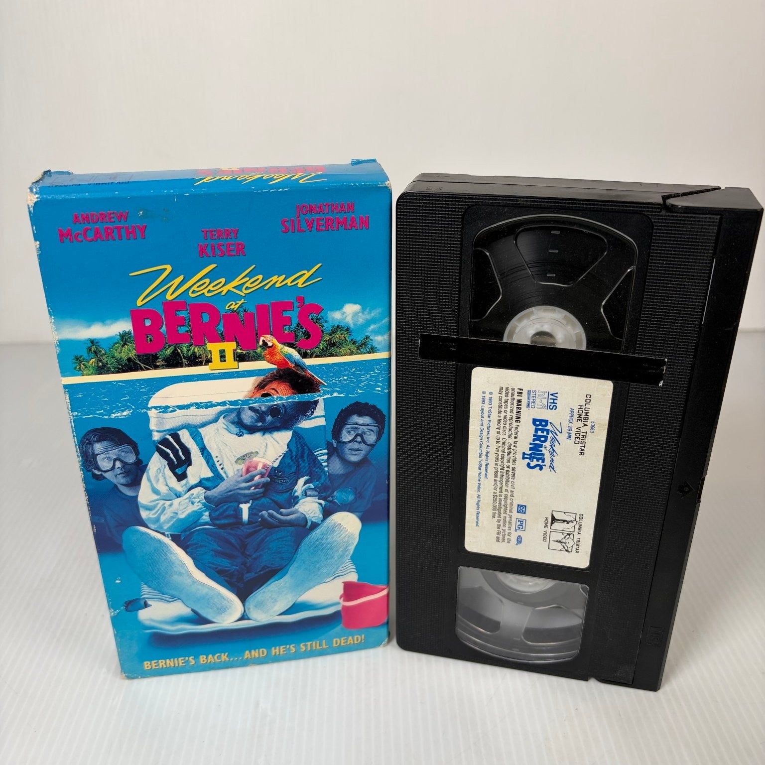 Weekend at Bernie's II VHS 1994 Comedy Slapstick Columbia TriStar PG