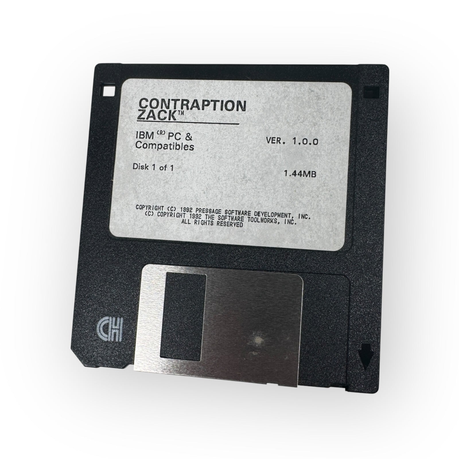 Contraption Zack Retro IBM PC Compatible 3.5" Floppy Platformer Game