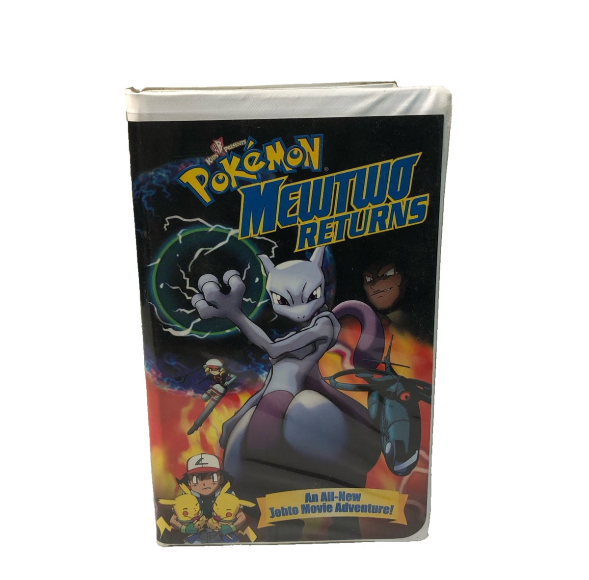 Pokemon Mewtwo Returns VHS 2001 Anime Adventure Warner Bros in Clamshell
