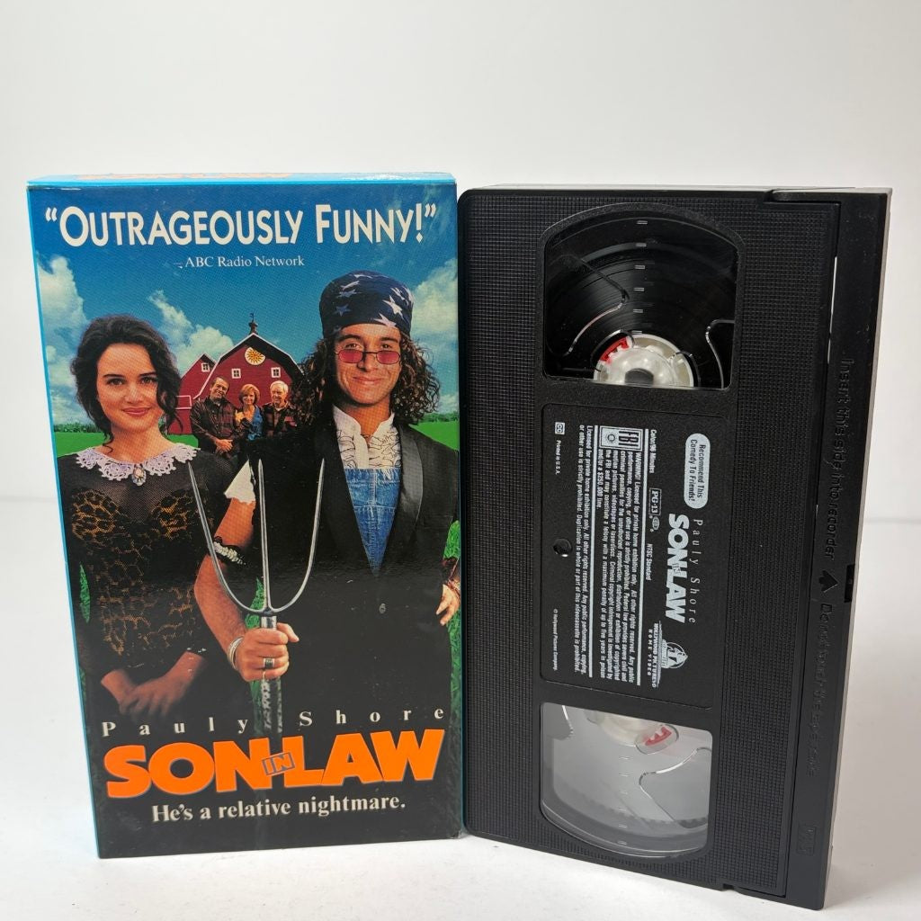 Son in Law VHS Pauly Shore 1993 Comedy Hollywood Pictures Carla Gugino