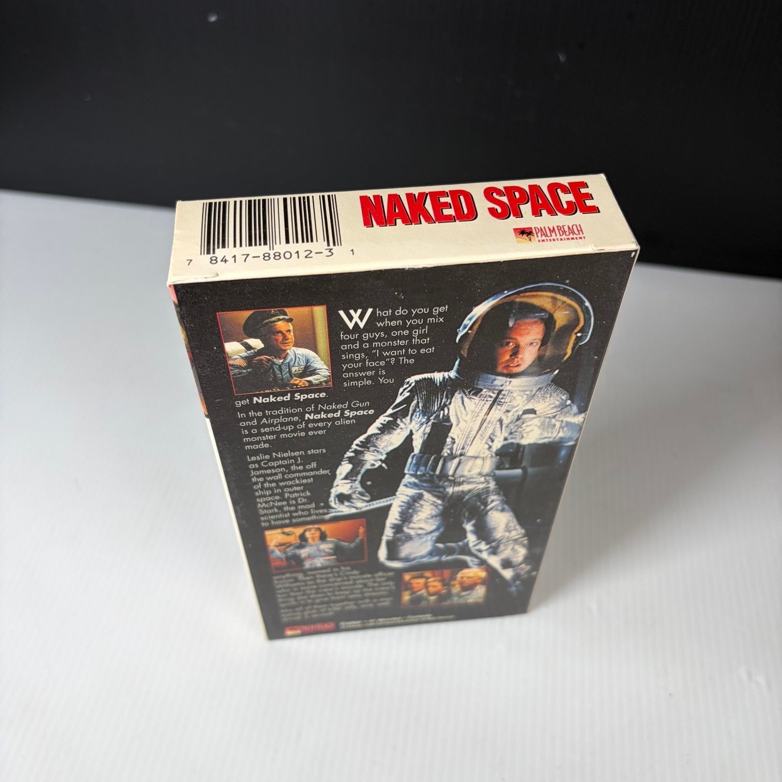 Naked Space VHS 1994 Sci-Fi Comedy Leslie Nielsen Palm Beach