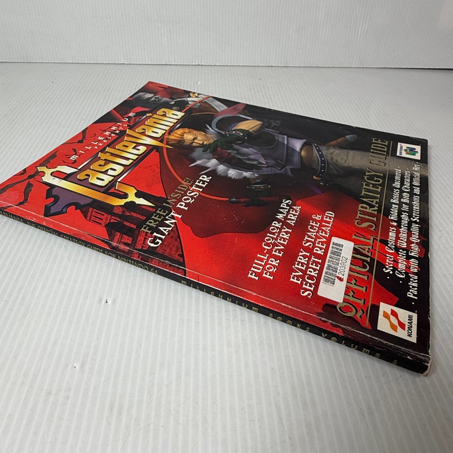 Castlevania Nintendo 64 N64 Official Millenium Strategy Guide (No Poster) Konami