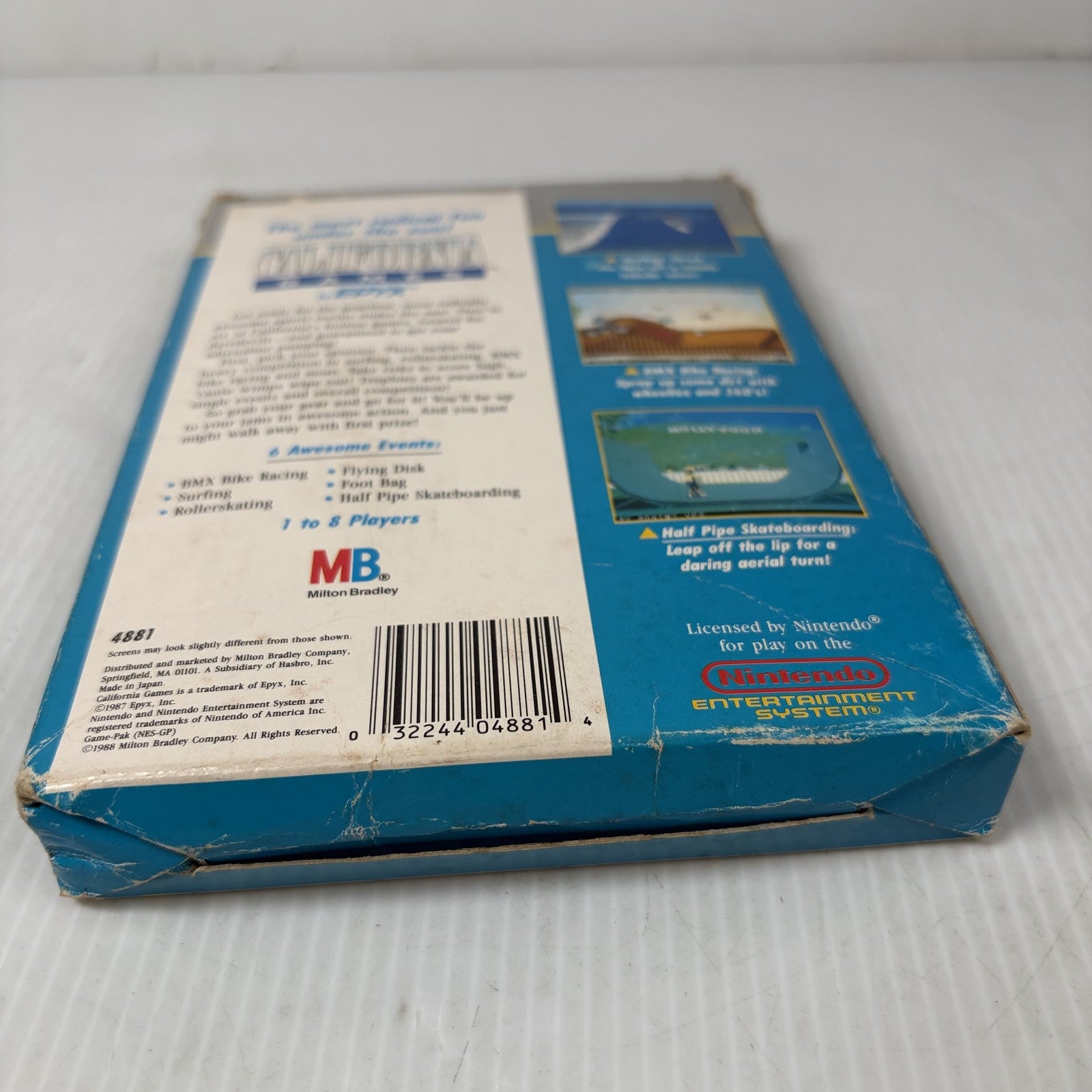 California Games Nintendo NES CIB Complete In Box w/ Manual & Inserts Epyx