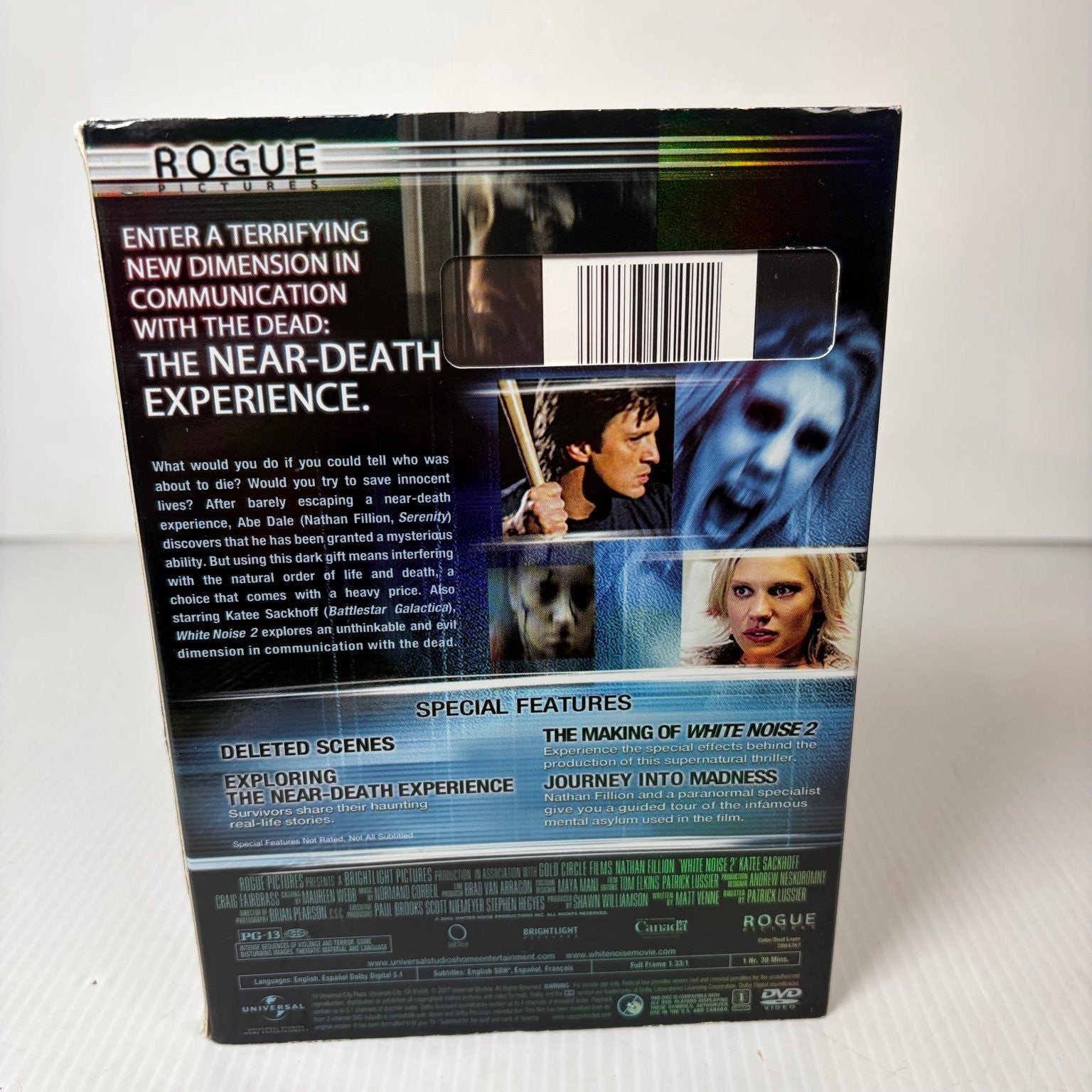 White Noise 2: The Light DVD 2007 Nathan Fillion Katee Sackhoff Full Screen