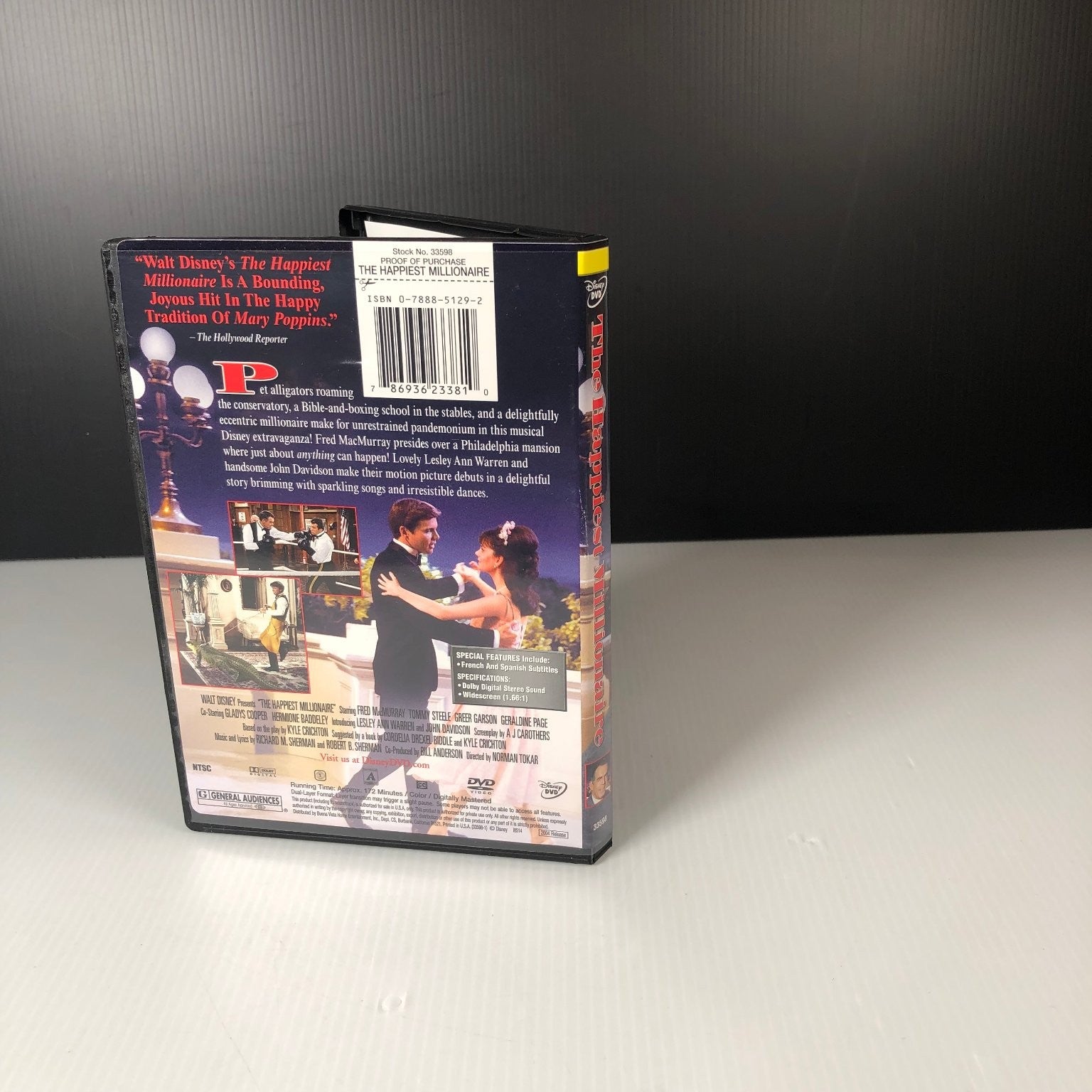 The Happiest Millionaire DVD 1967 Restored Roadshow Edition Family Musical