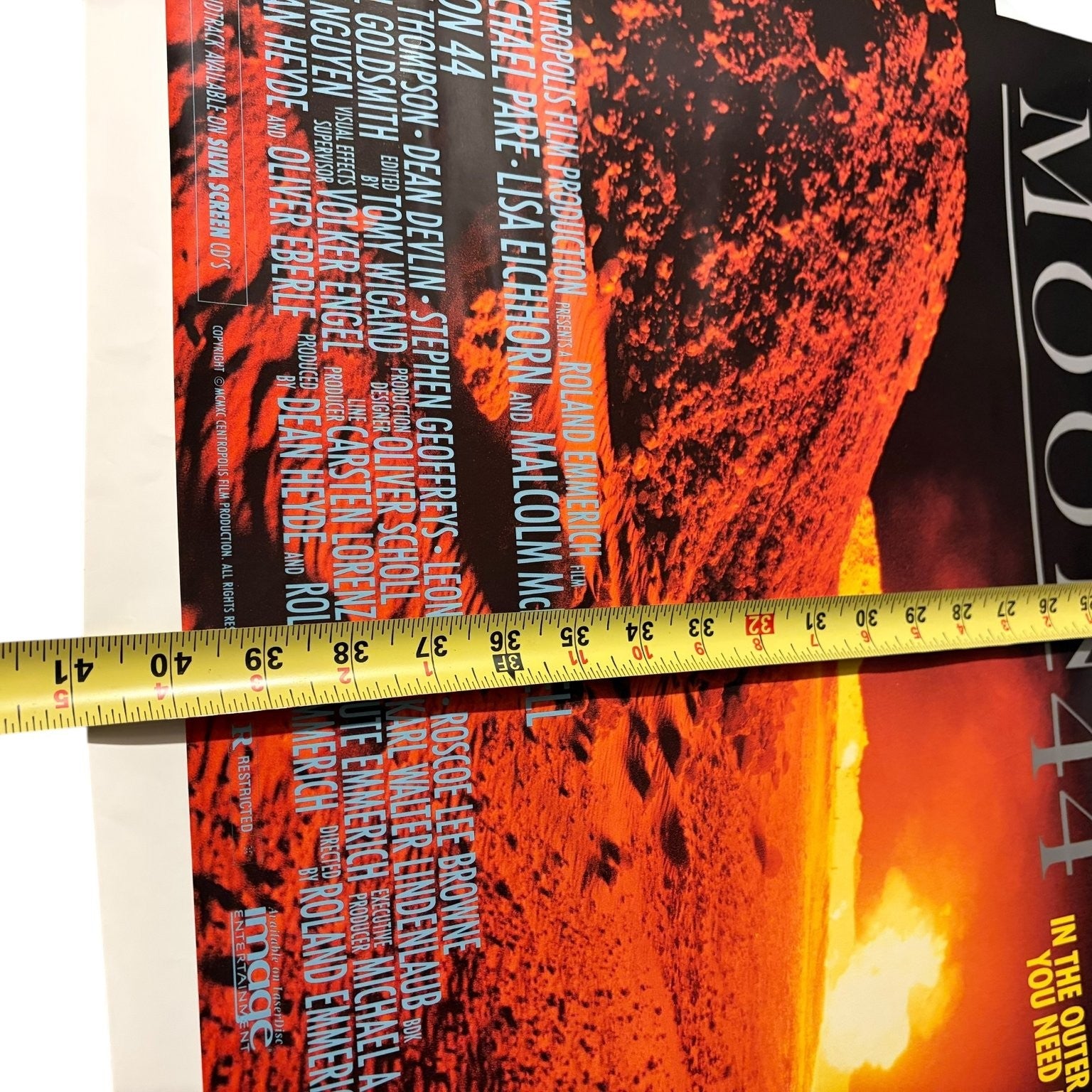 Moon 44 1990 Video Store Movie Poster Michael Pare Malcolm McDowell Sci-Fi
