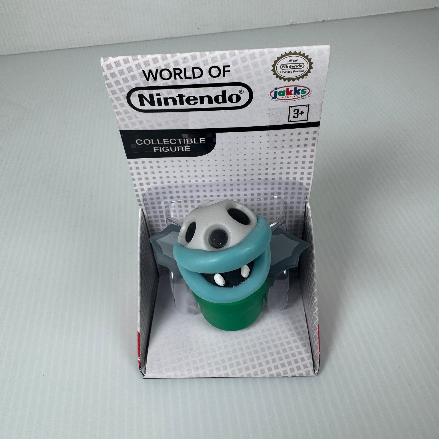 World of Nintendo Bone Piranha Plant 2.5" Figure Super Mario Jakks Pacific