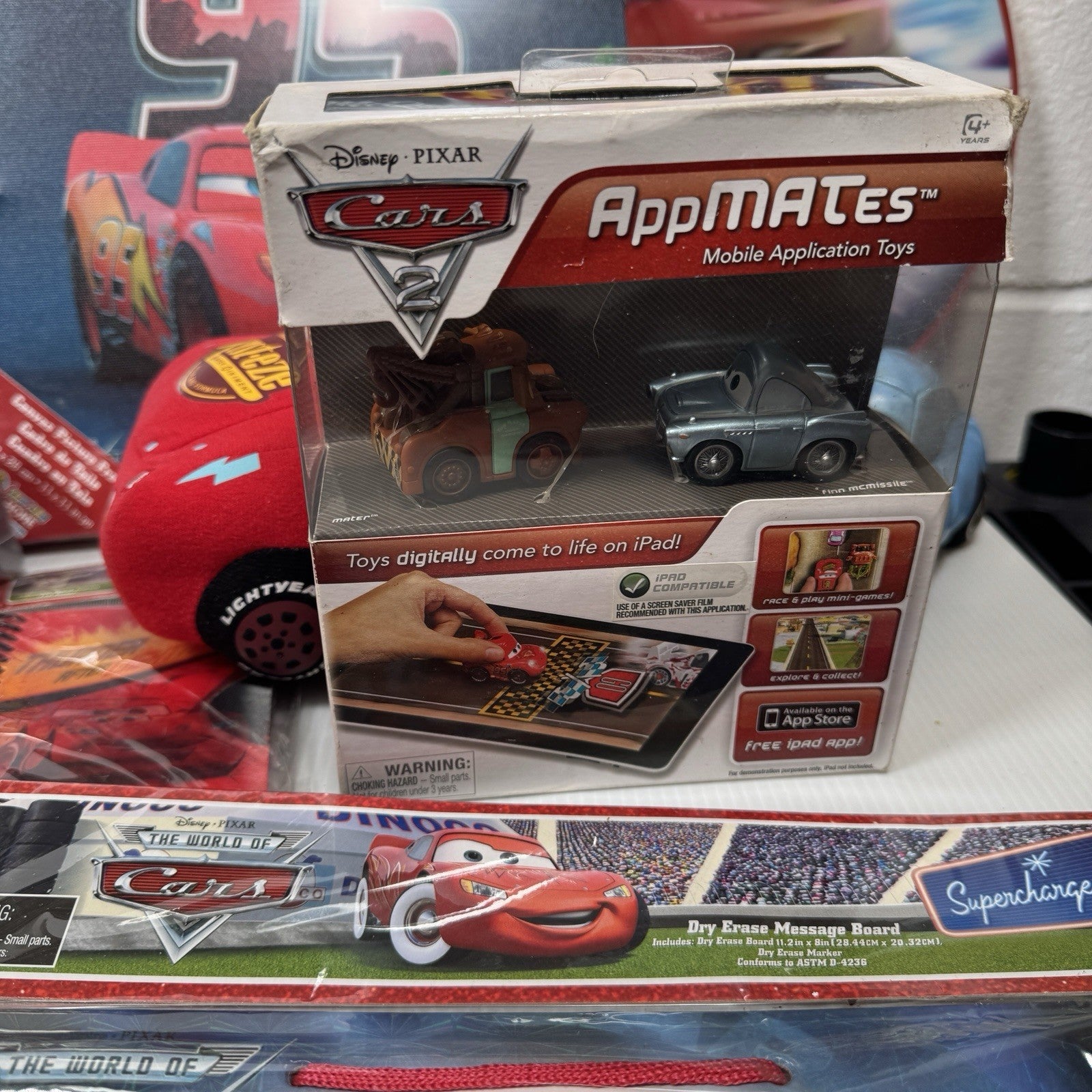 Mixed Lot Of Disney Pixar Cars Decorations, Party Favors & Toys