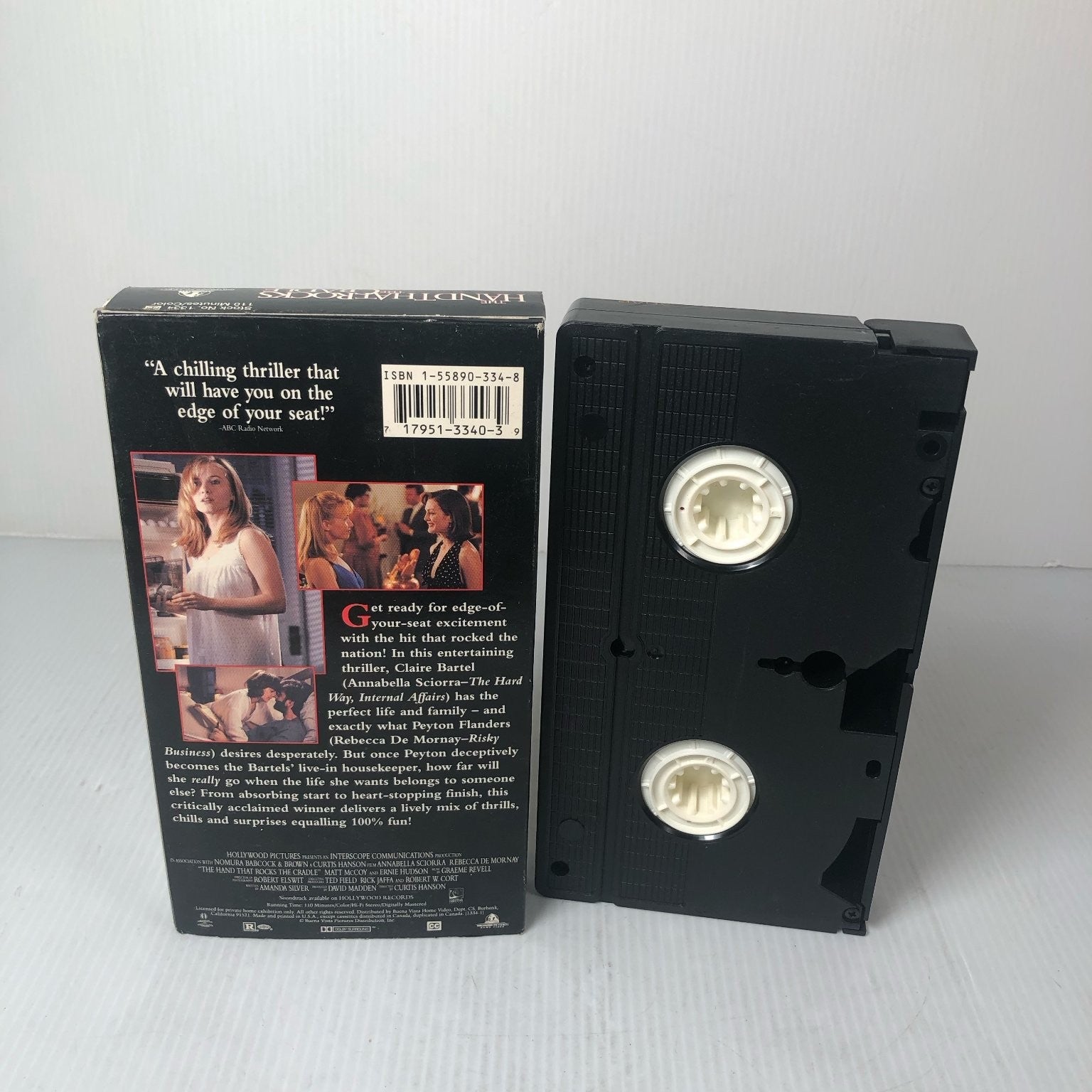 The Hand That Rocks The Cradle VHS 1992 Thriller Buena Vista
