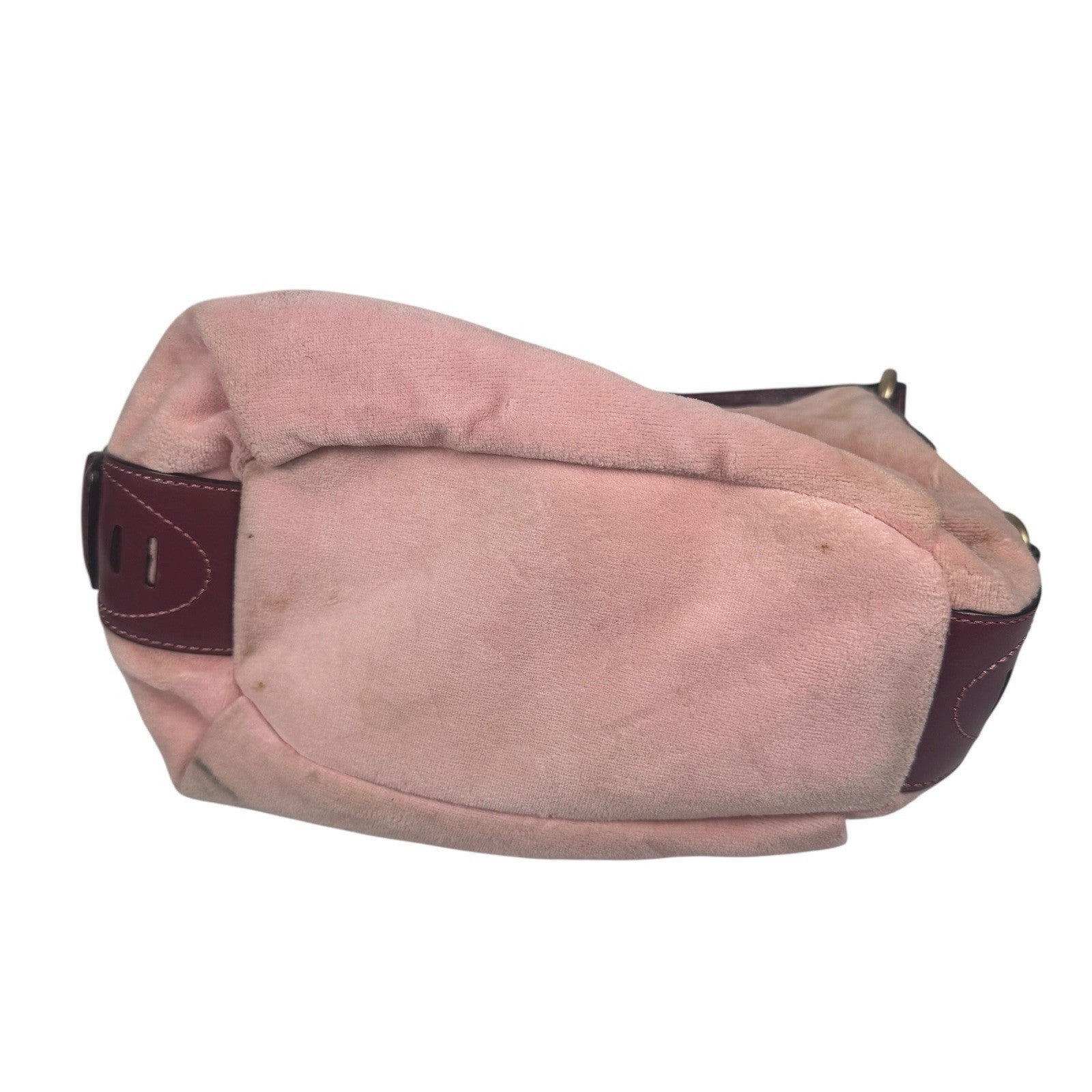 Vintage Juicy Couture Y2K JC Studs The Countryside Hobo Pink Shoulder Purse