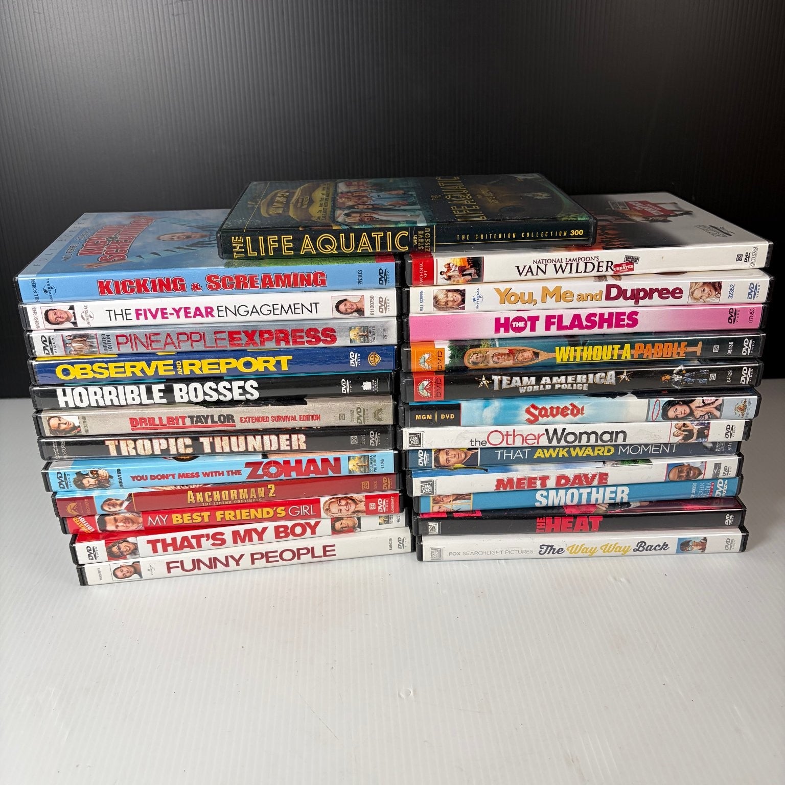 Lot of 25 Comedy Movie DVDs Adam Sandler Happy Madison, Anchorman 2 & More