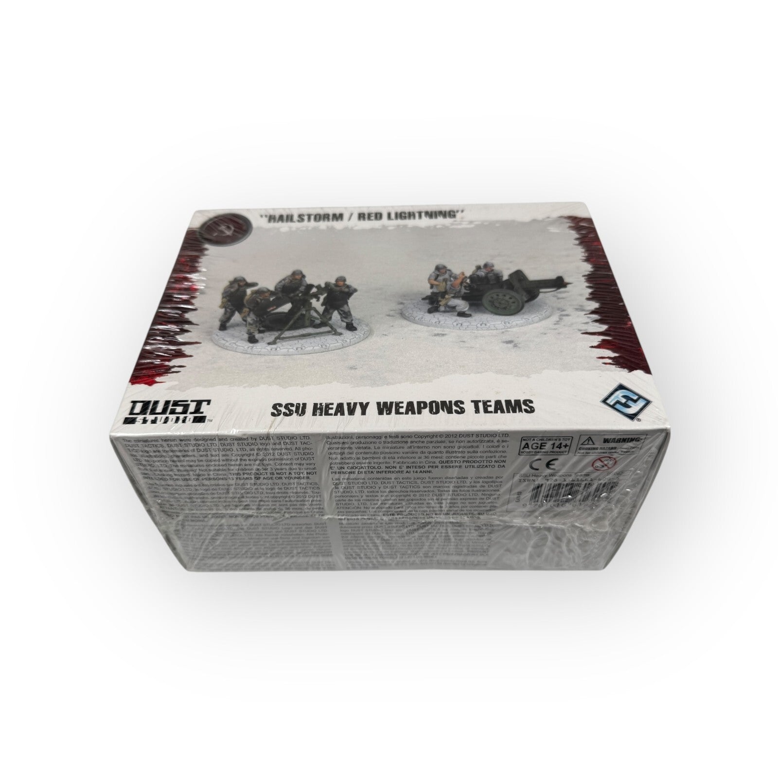 Dust Tactics SSU Heavy Weapons Teams Hailstorm / Red Lightning Set New in Shrink