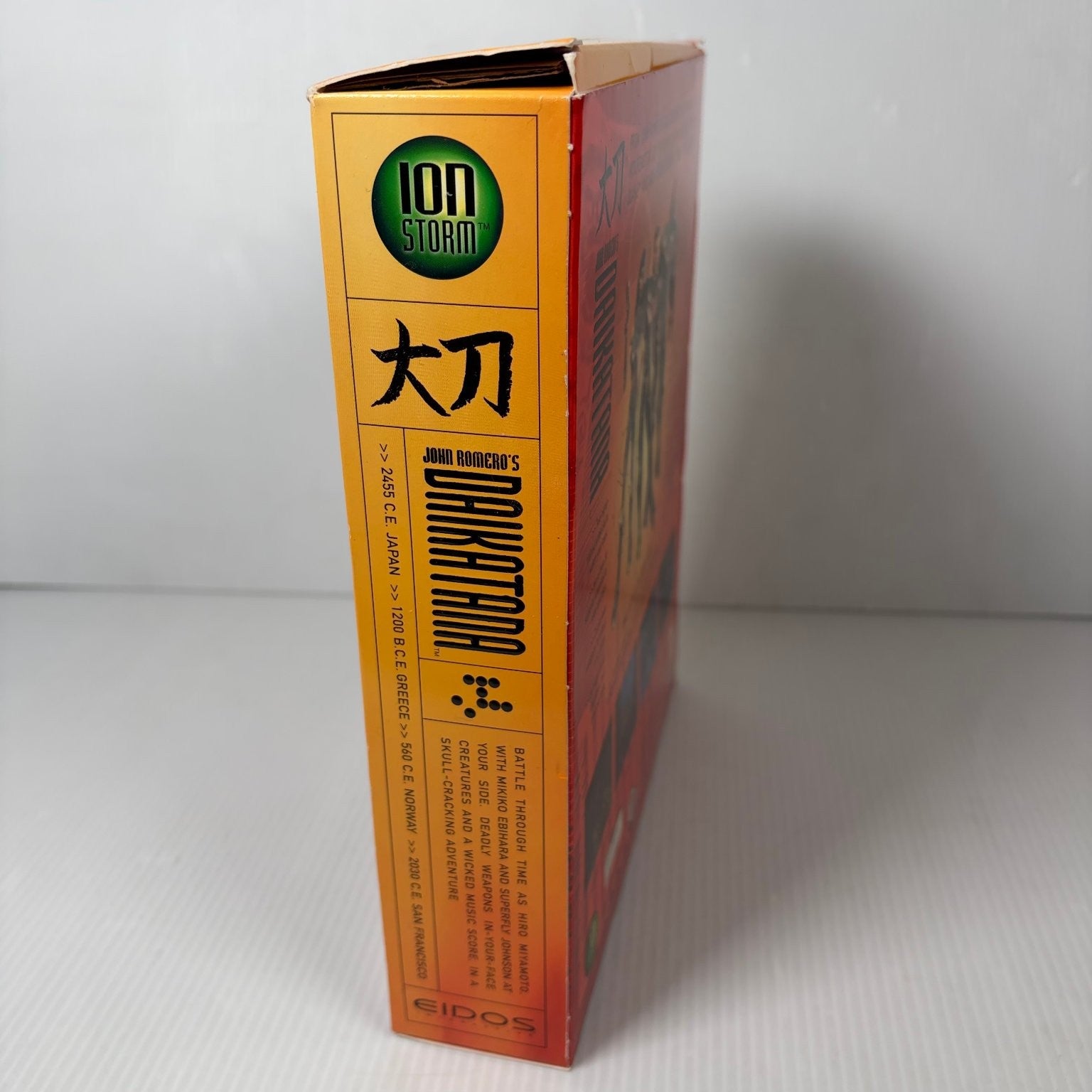 John Romero's Daikatana Big Box PC CD-ROM First Person Shooter Game Complete