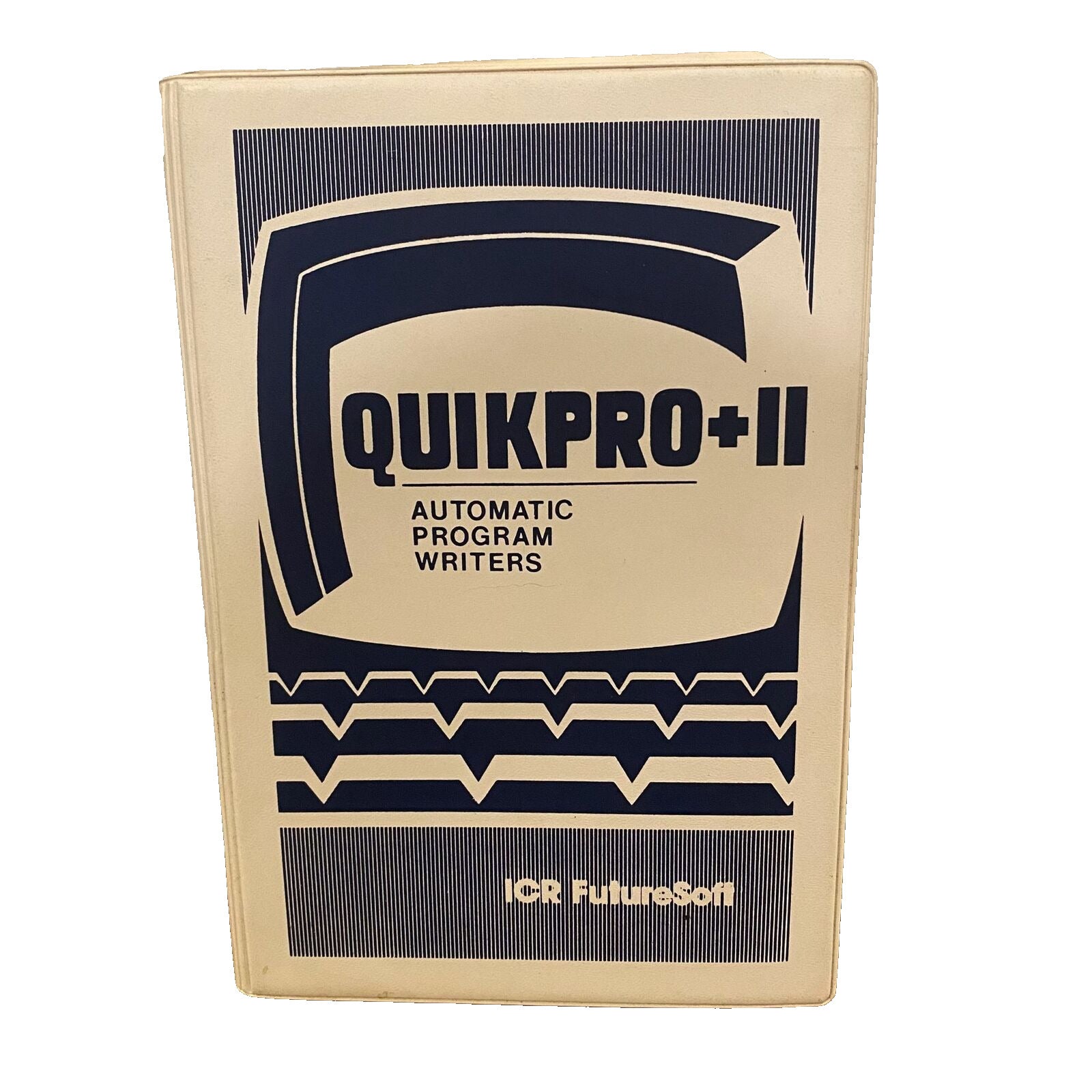 QuikPro+II Automatic Program Writers Software Manual Commodore 64 ICR FutureSoft