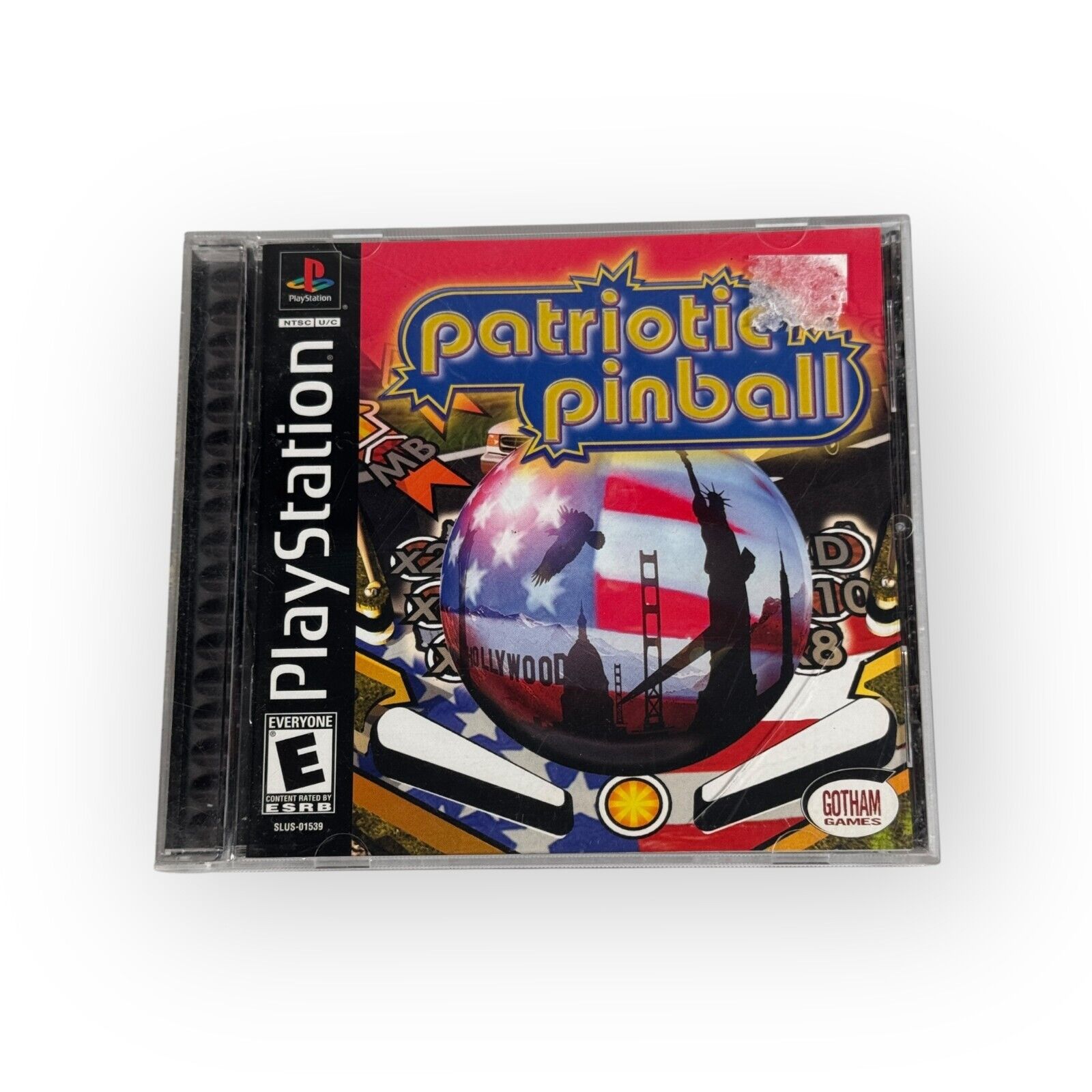 Patriotic Pinball Playstation 1 Game Complete CIB Black Label by Gotham Games