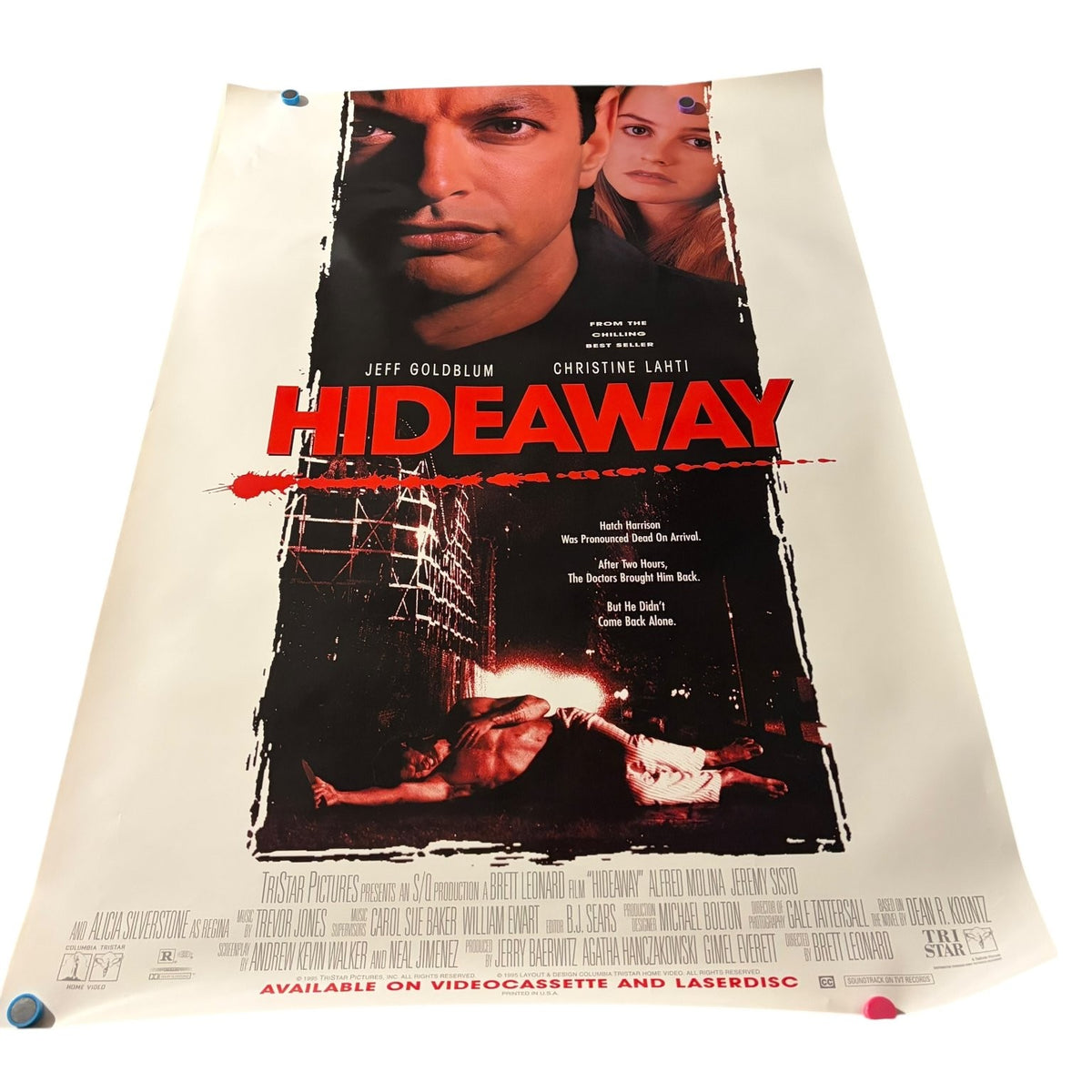 Hideaway 1995 One Sheet Movie Poster Original USA Jeff Goldblum 27"x40"