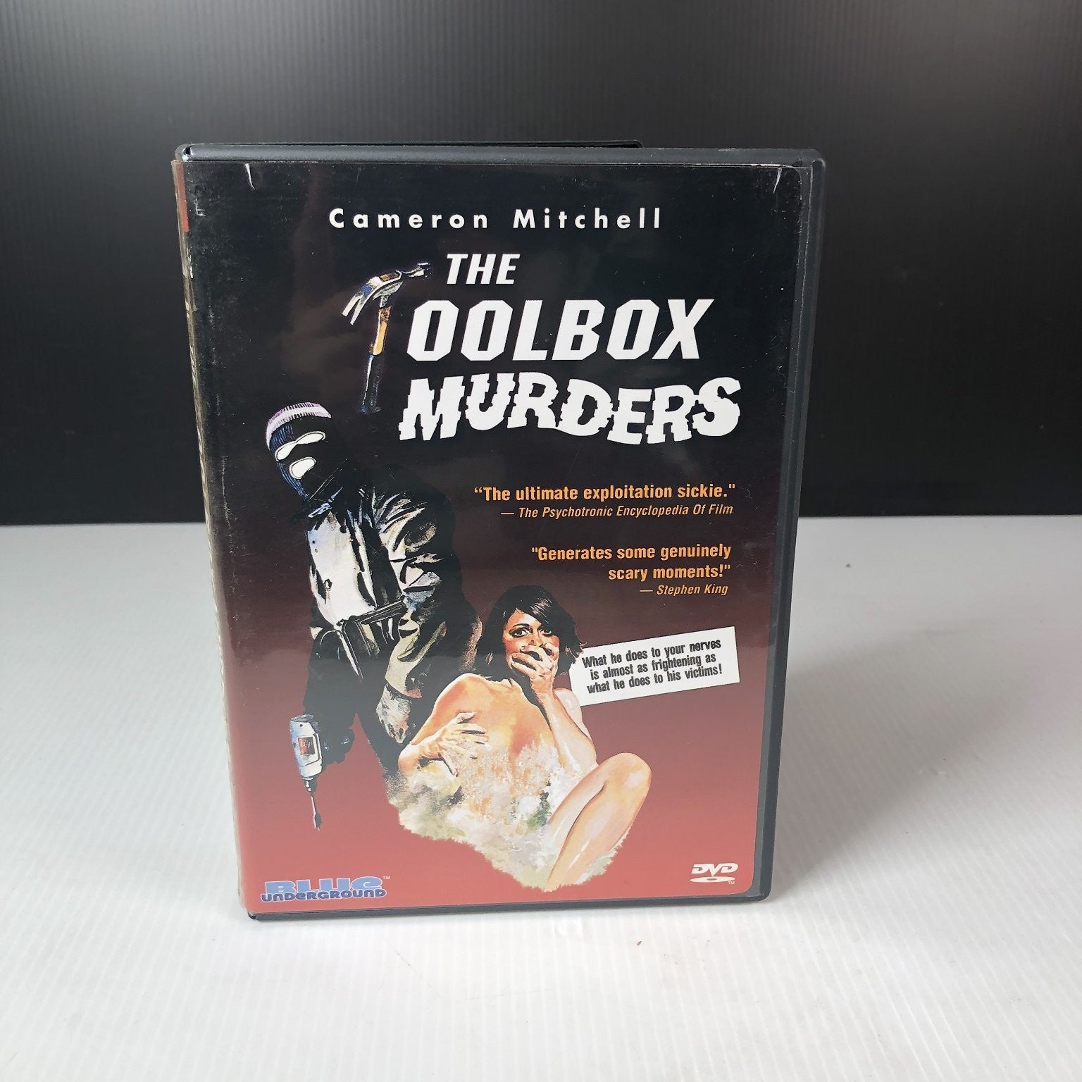 The Toolbox Murders DVD 1977 Cult Horror Cameron Mitchell Dennis Donnelly