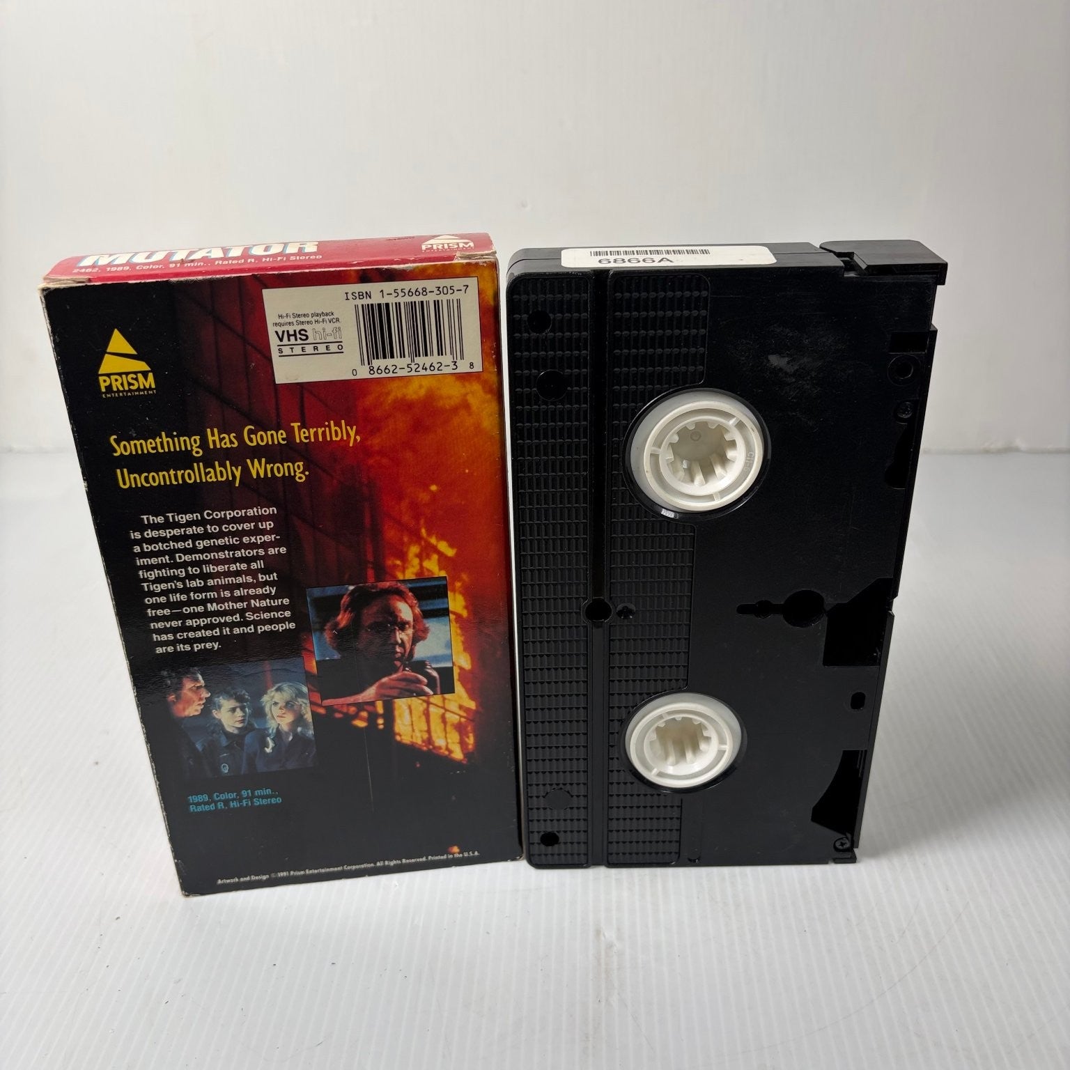 MUTATOR VHS 1989 Sci-Fi Horror Brion James Carolyn Ann Clark PRISM ENT.