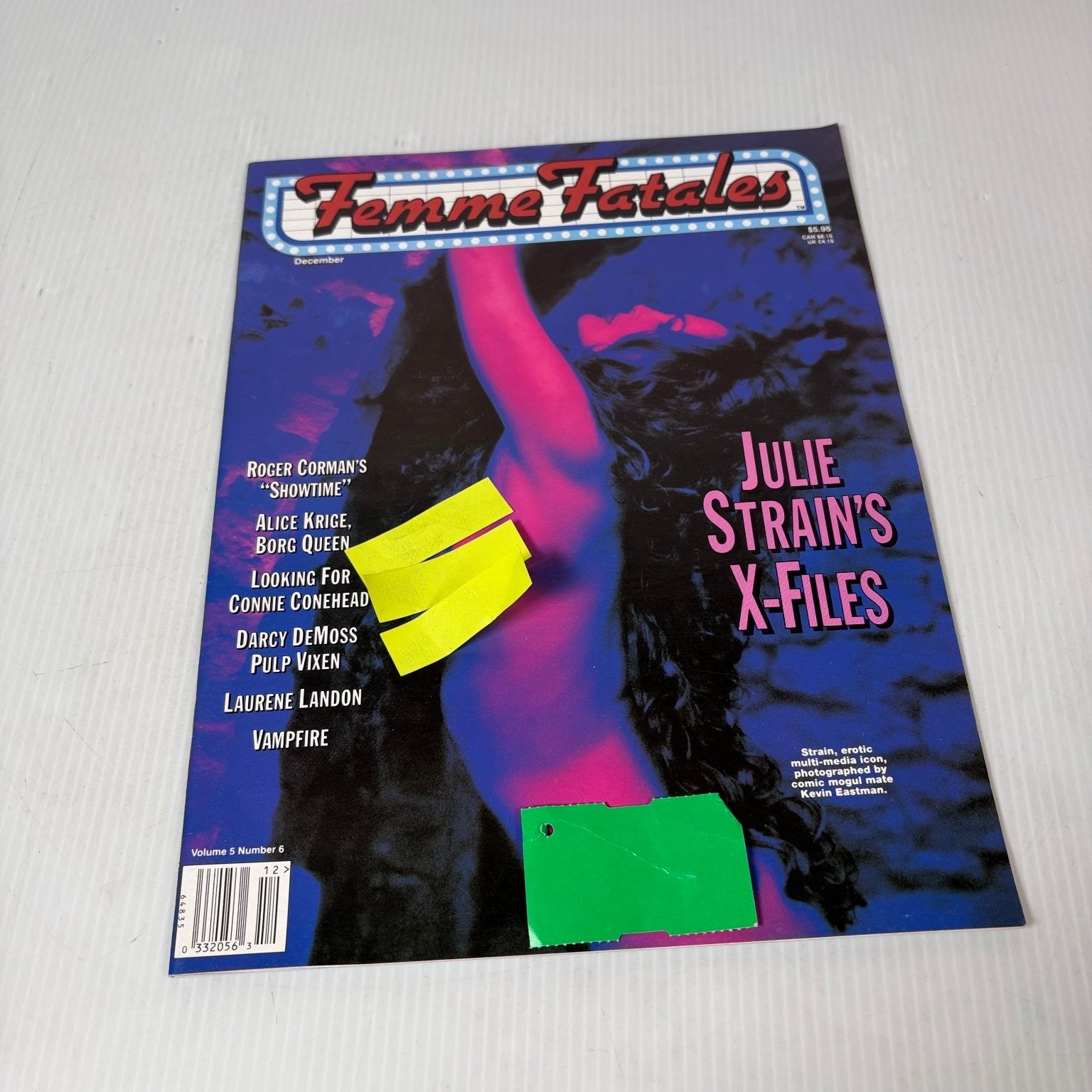 Femme Fatales December 1996 Julie Strain X-Files Magazine Cult Cinema Fan Zine