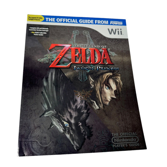 Legend of Zelda: Twilight Princess Wii Nintendo Power Player's Guide w/ Poster