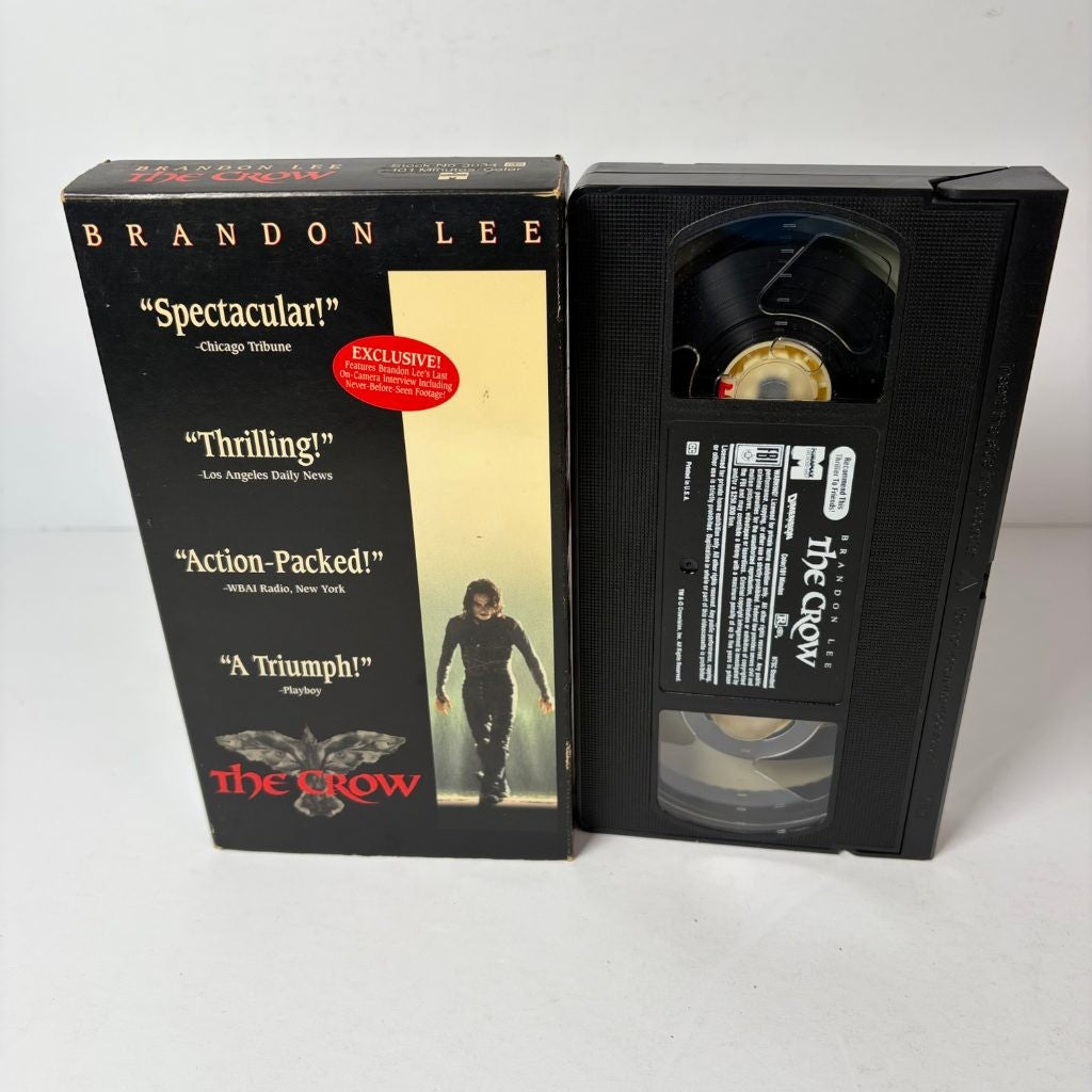 The Crow VHS Brandon Lee Miramax 1994 Cult Gothic Action Horror Film