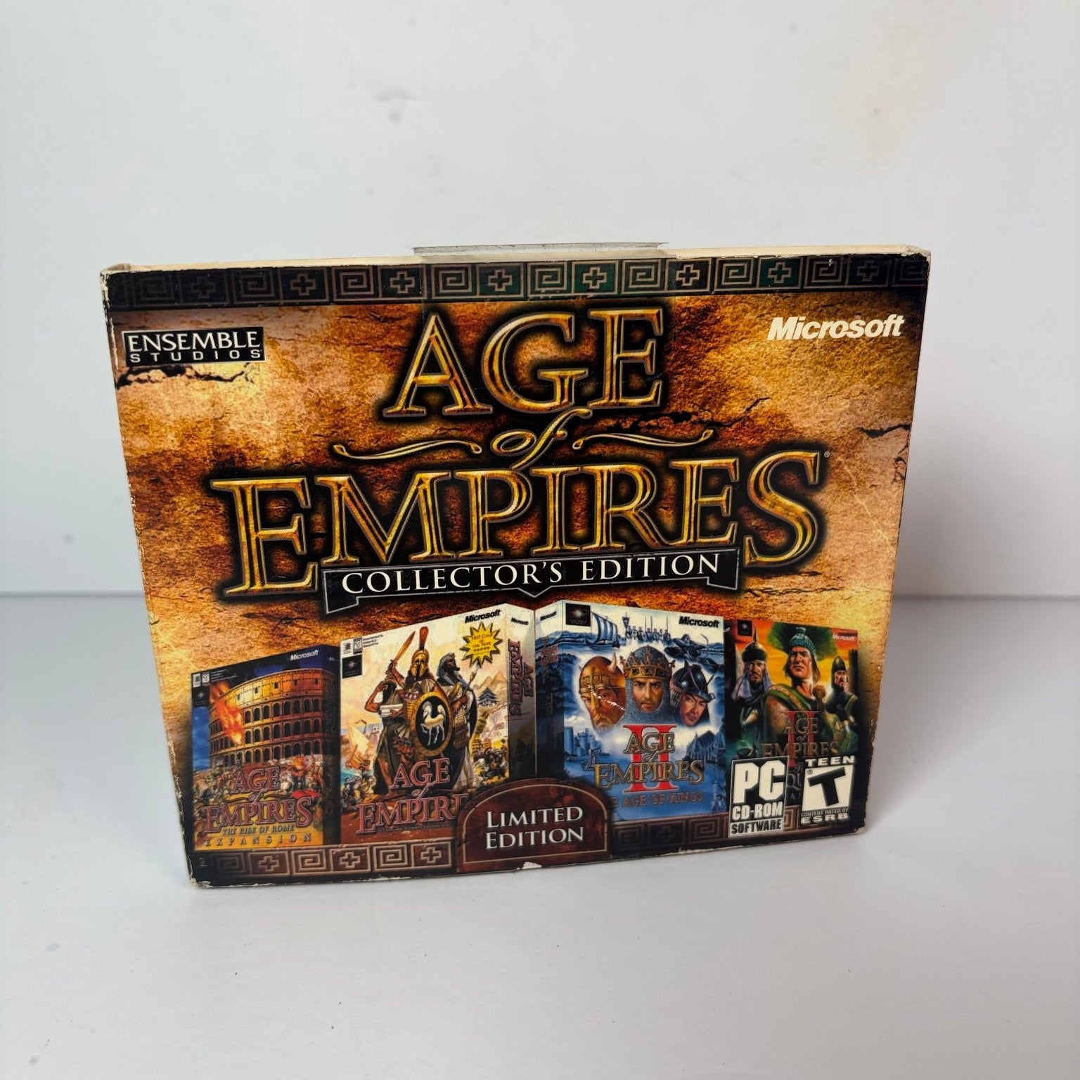 Age of Empires Collector's Edition PC CD-ROM Microsoft Ensemble Studios COMPLETE