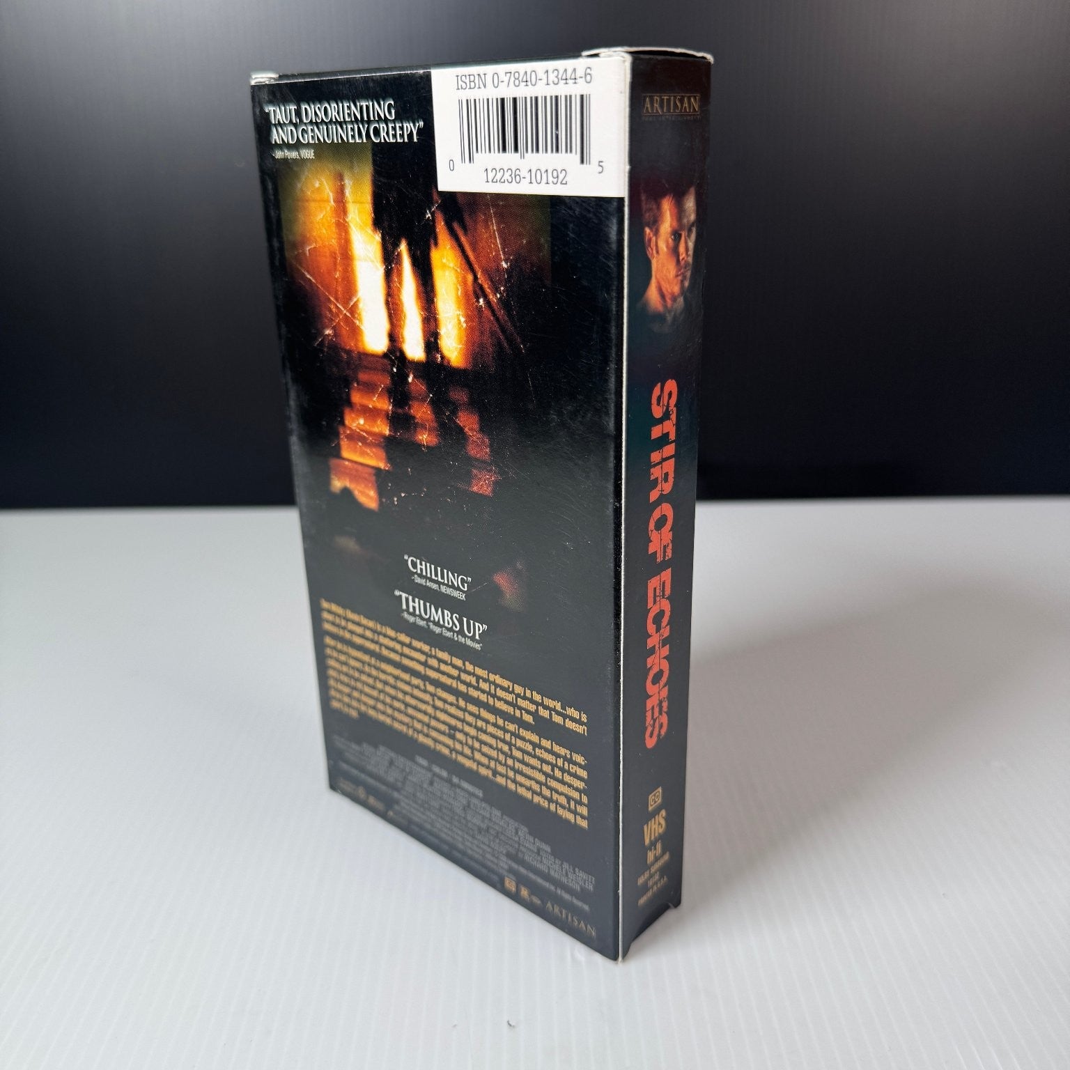 Stir of Echoes VHS 1999 Horror Kevin Bacon Artisan Home Entertainment