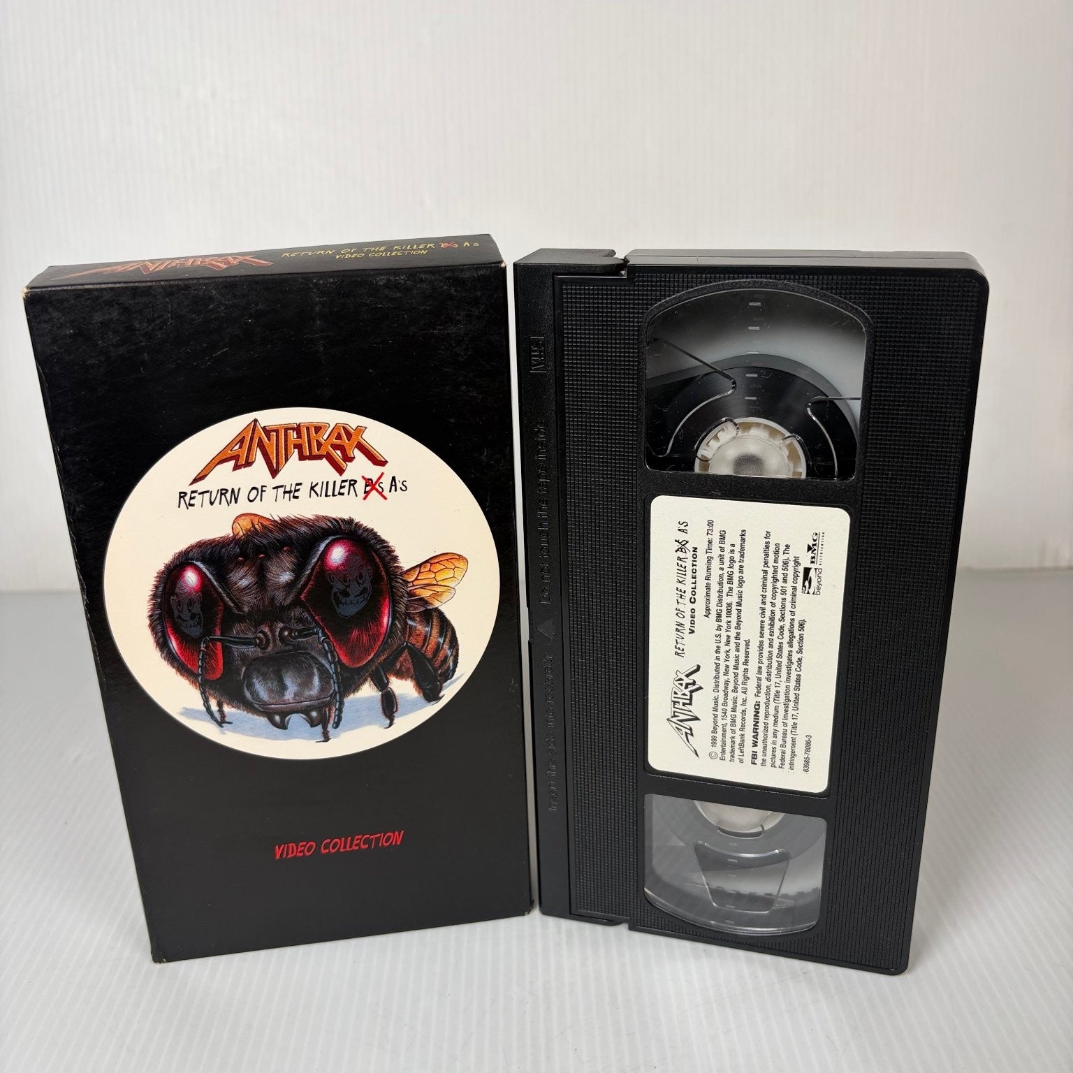 Anthrax Return of the Killer As VHS 1993 Metal Music Video BMG