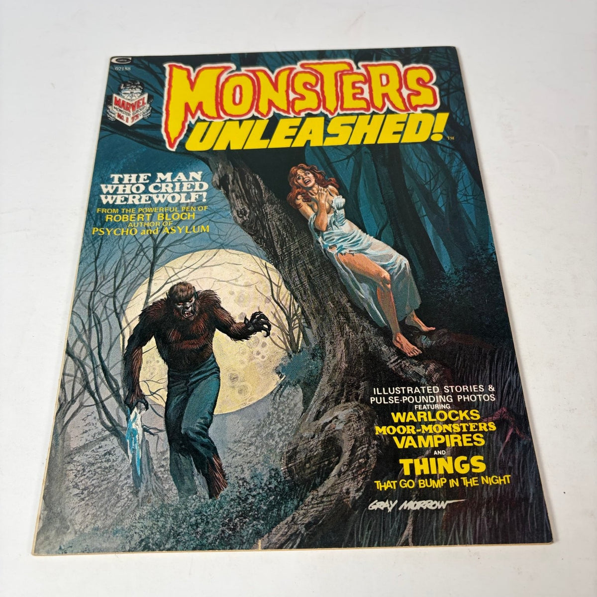 Monsters Unleashed 1973 Issue 1 Werewolf Vampire Horror 1st App Solomon Kane