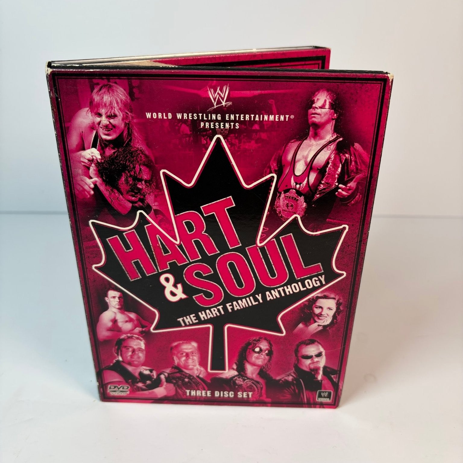 Hart & Soul: The Hart Family Anthology DVD 2010 Bret Owen Hart WWE 3 Disc Set