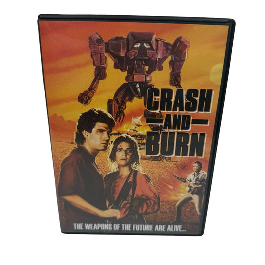 Crash and Burn DVD 90s Retro Horror Sci-Fi Robots B Movie Cult Classic