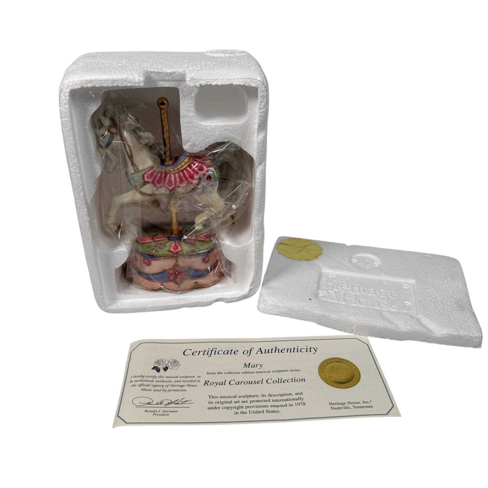 Heritage House Royal Carousel Collection Mary New in Box Everything Is Beautiful
