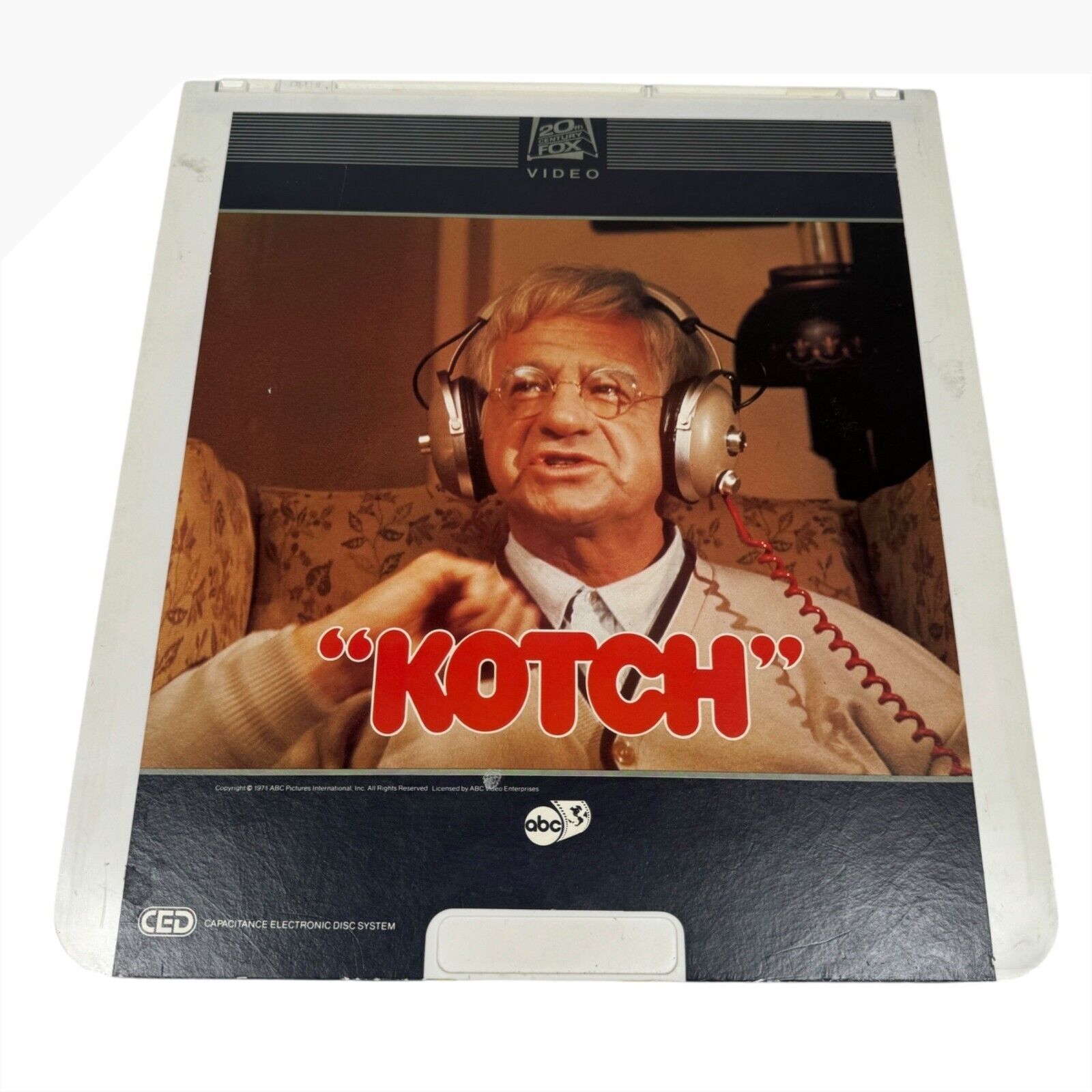 Kotch RCA Selectavision CED Videodisc Walter Matthau