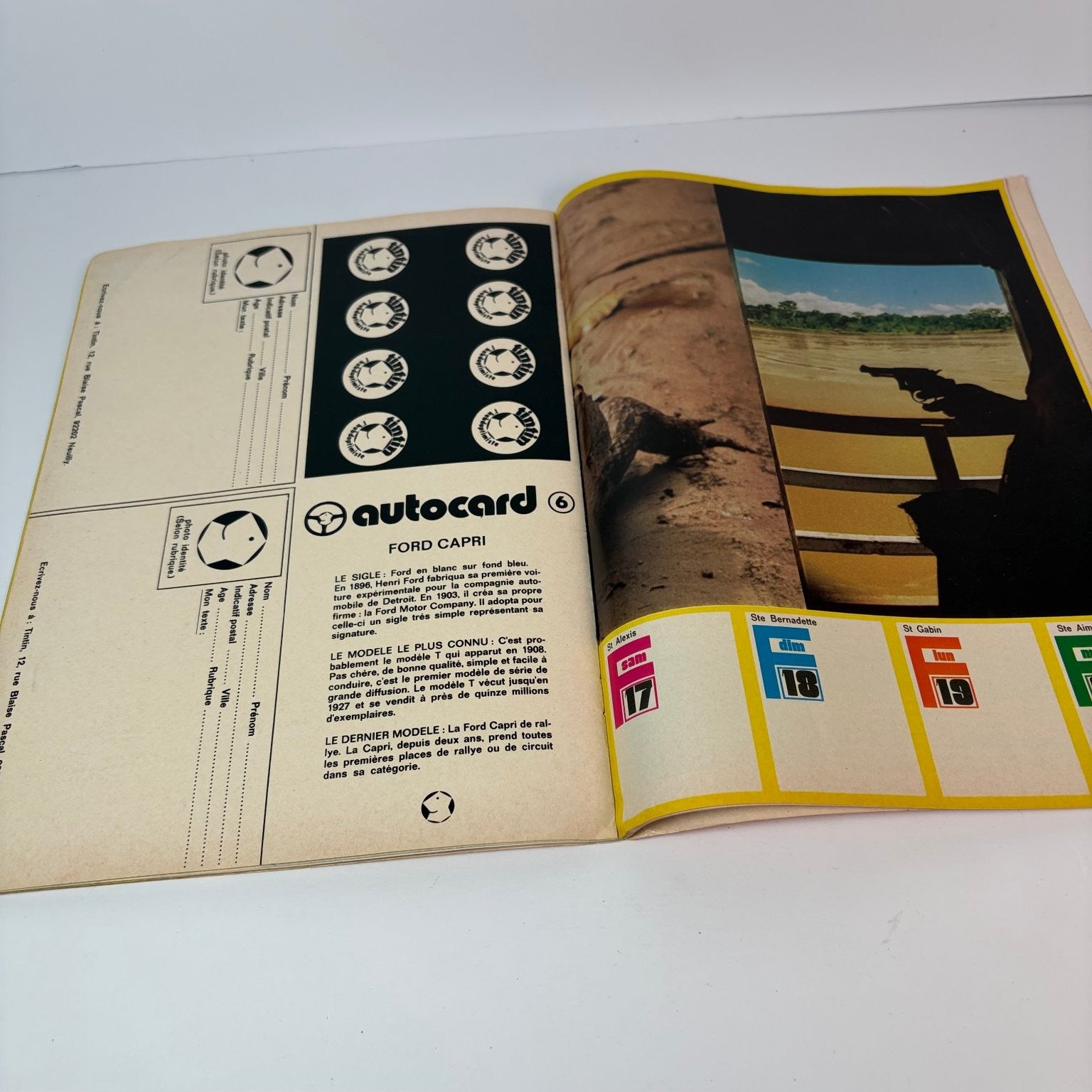 Tintin Magazine Issue 8 Bernard Prince La descente de l'Amazone French