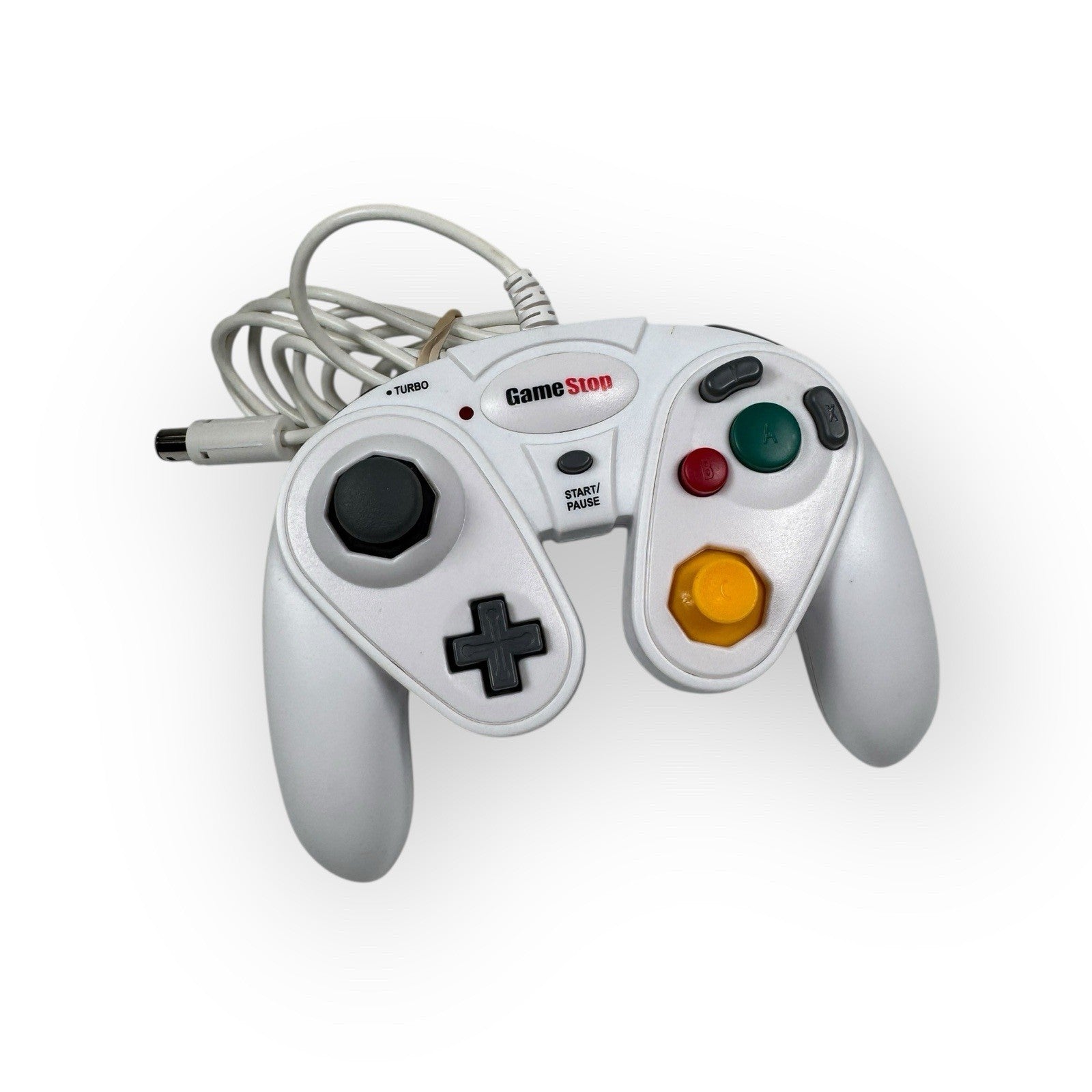 Gamecube Wii Gamestop Controller White Wired Corded G3 Tested & Working