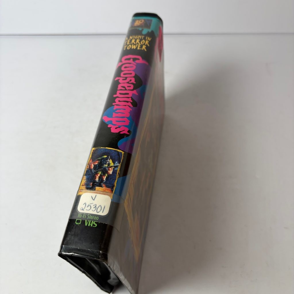 Goosebumps VHS Lot of 4 R.L. Stine Terror Tower Dead House Basement Haunted Mask