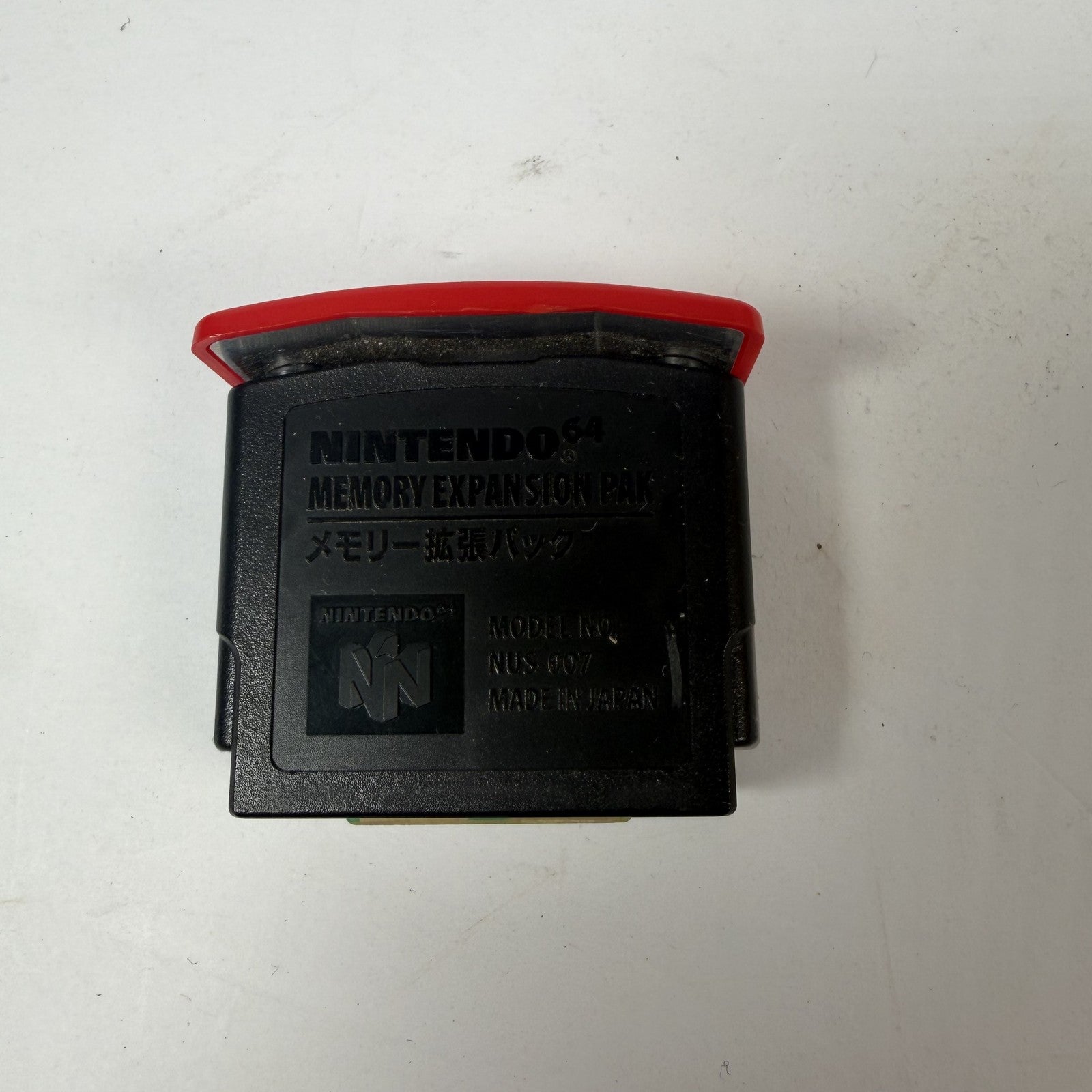 Official Nintendo 64 N64 Memory Expansion Pak NUS-007 Black Red OEM