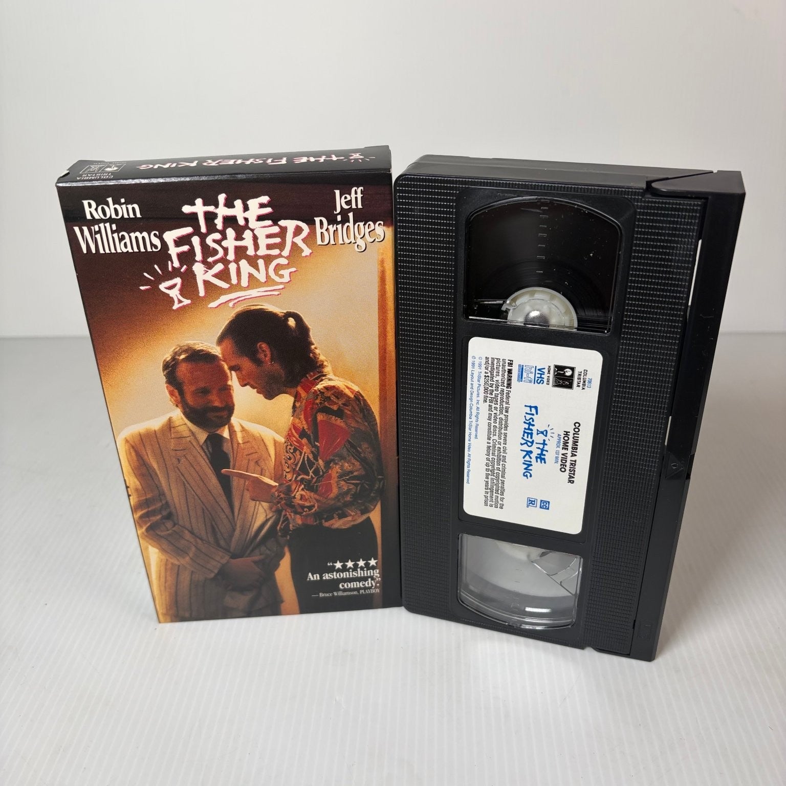 The Fisher King VHS 1991 Comedy Drama Robin Williams Jeff Bridges Columbia