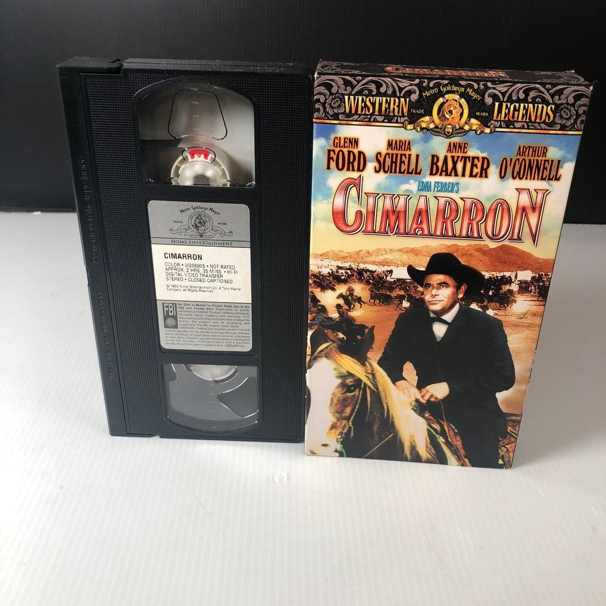 Cimarron VHS 1960 Western Classic Western Legends MGM Home Entertainment