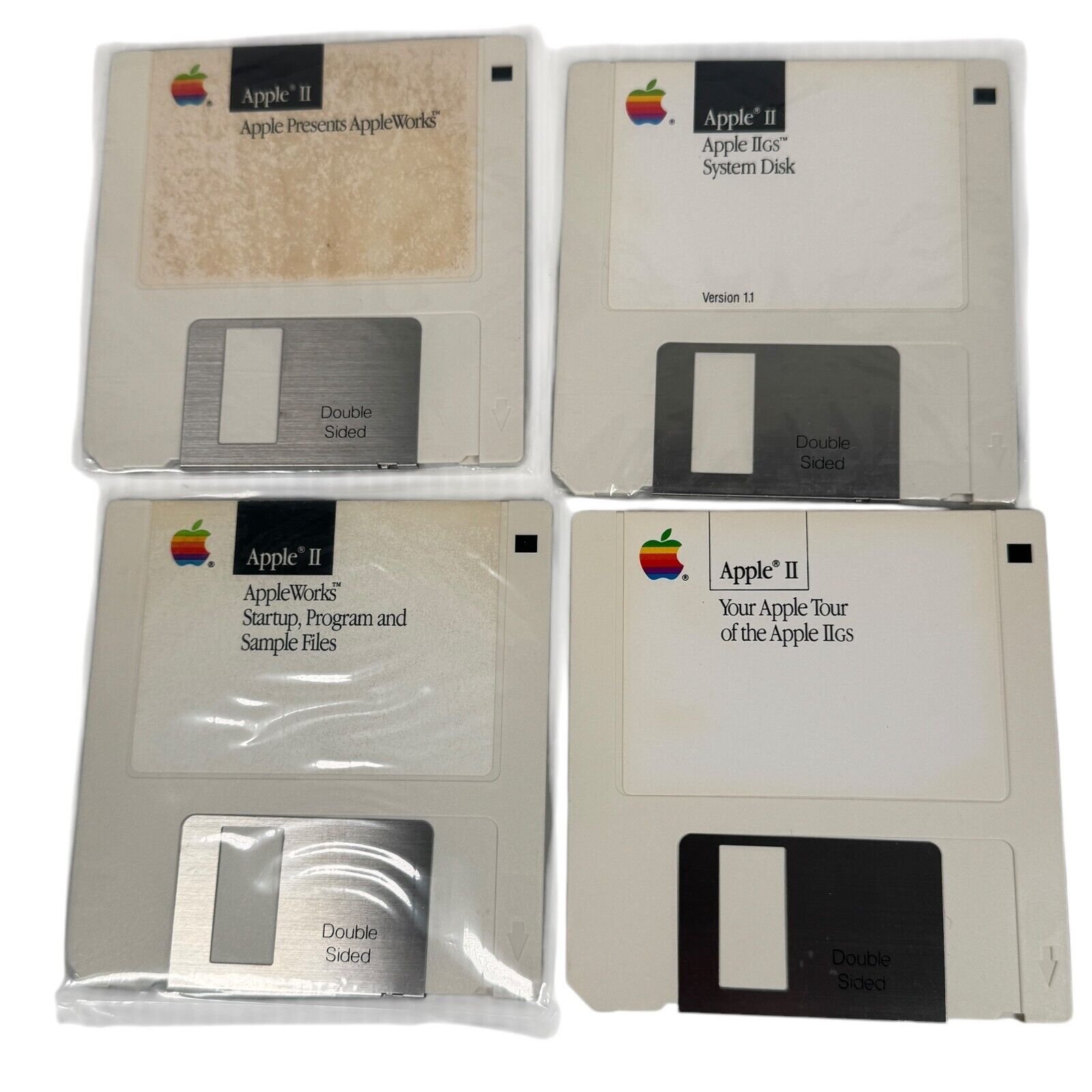 Apple IIGS System Disc and Various Other Apple IIGS Software 3.5" Floppy Discs