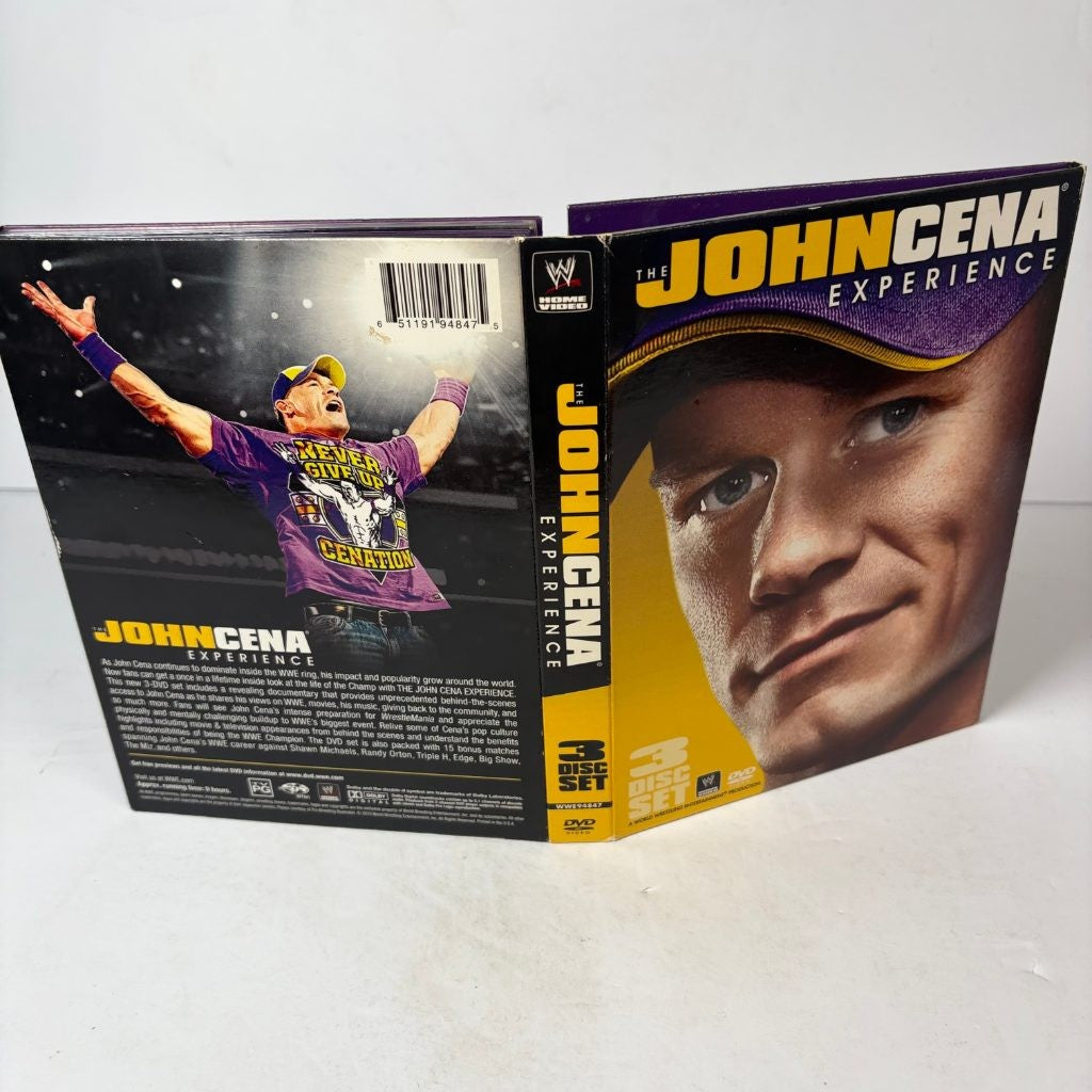The John Cena Experience WWE 3 Disc DVD Set Documentary & 15 Bonus Matches