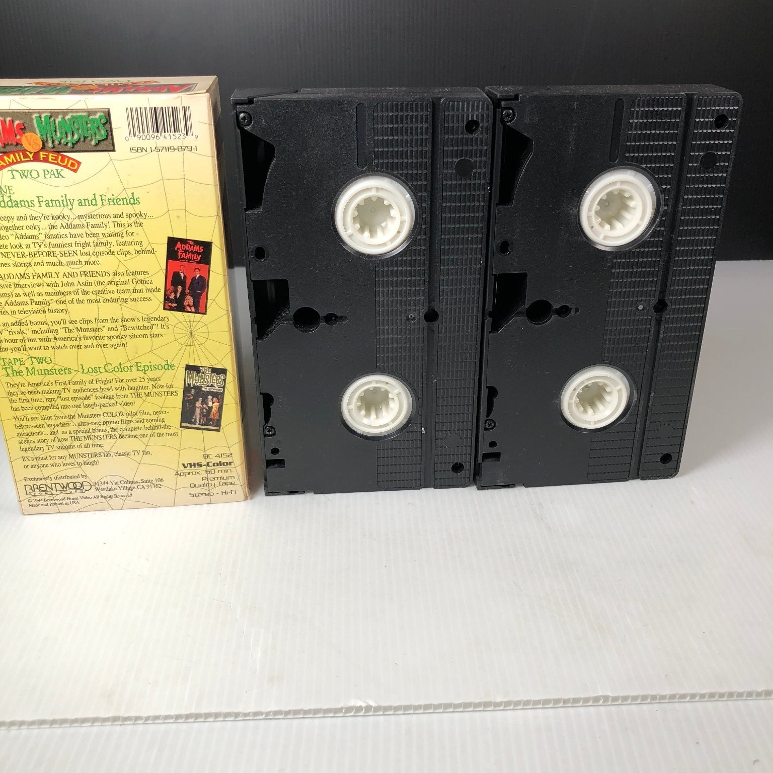 Addams vs Munsters Family Feud VHS 1994 Comedy Two Pak Brentwood