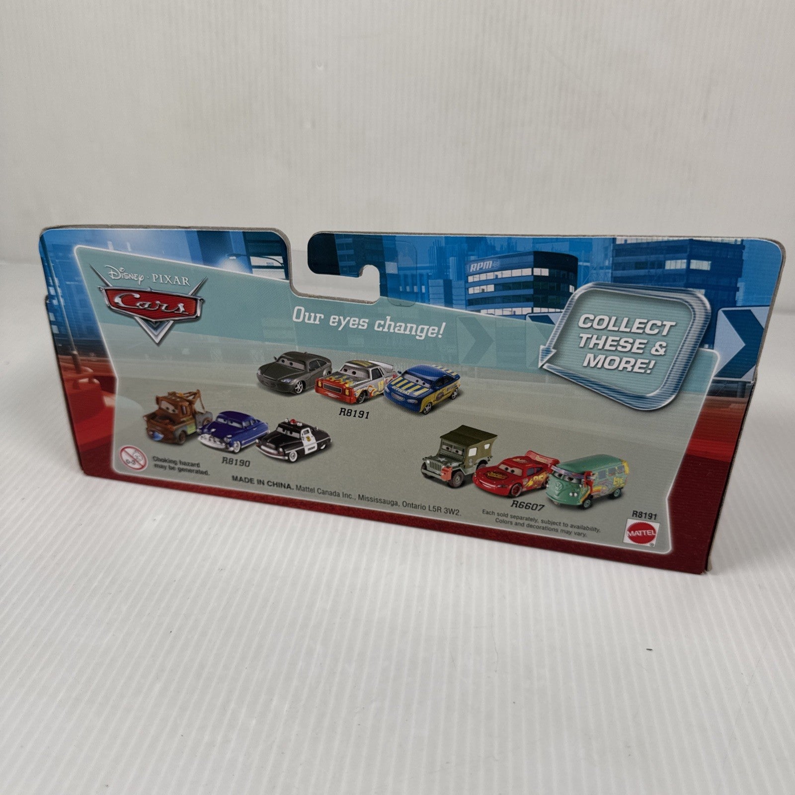 Disney Pixar Cars PISTON CUP 3-CAR GIFT PACK DARREL BOB TOM 2010 1:55 Diecast