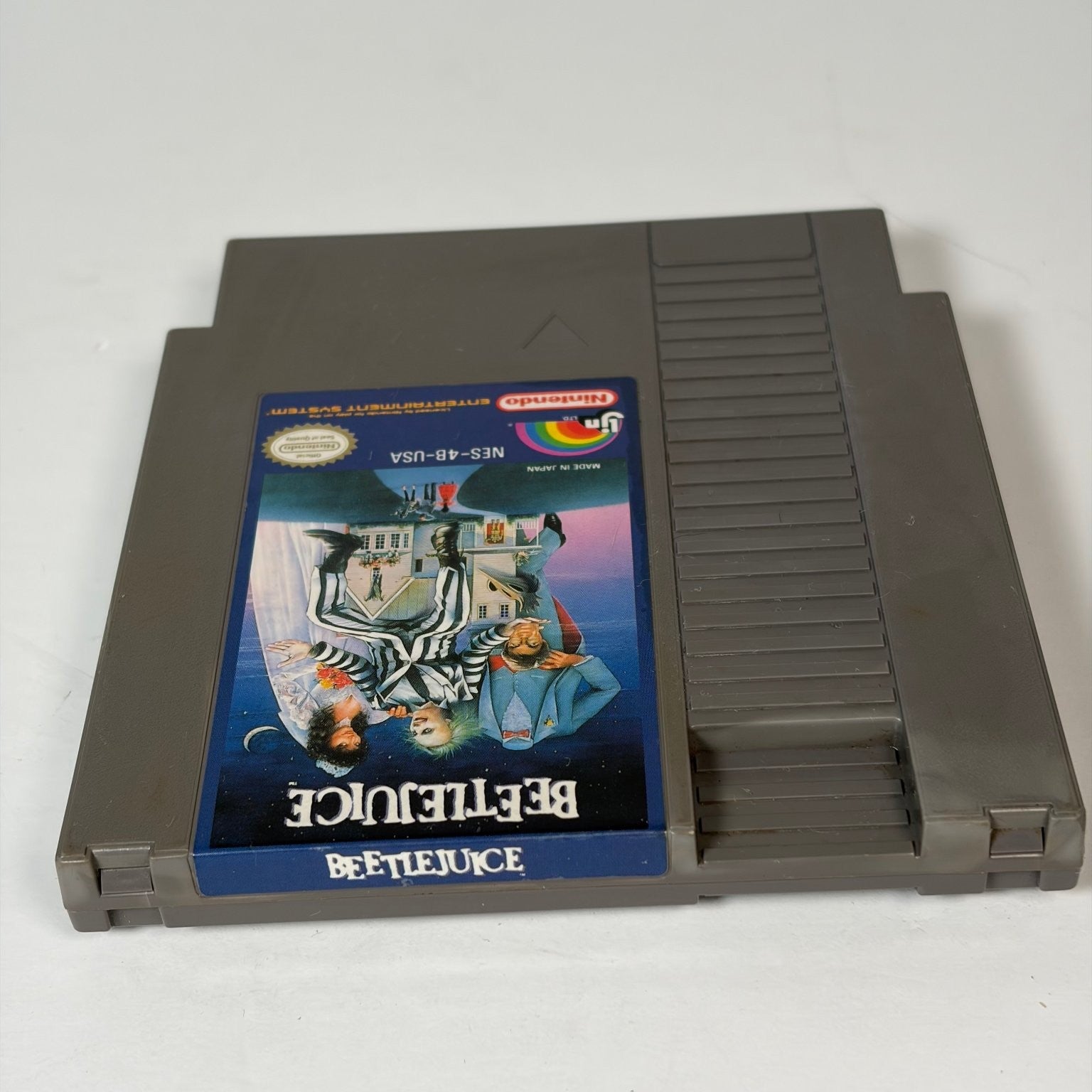 Beetlejuice Nintendo NES Game Cartridge NTSC-U/C (USA/Canada) Cleaned & Tested