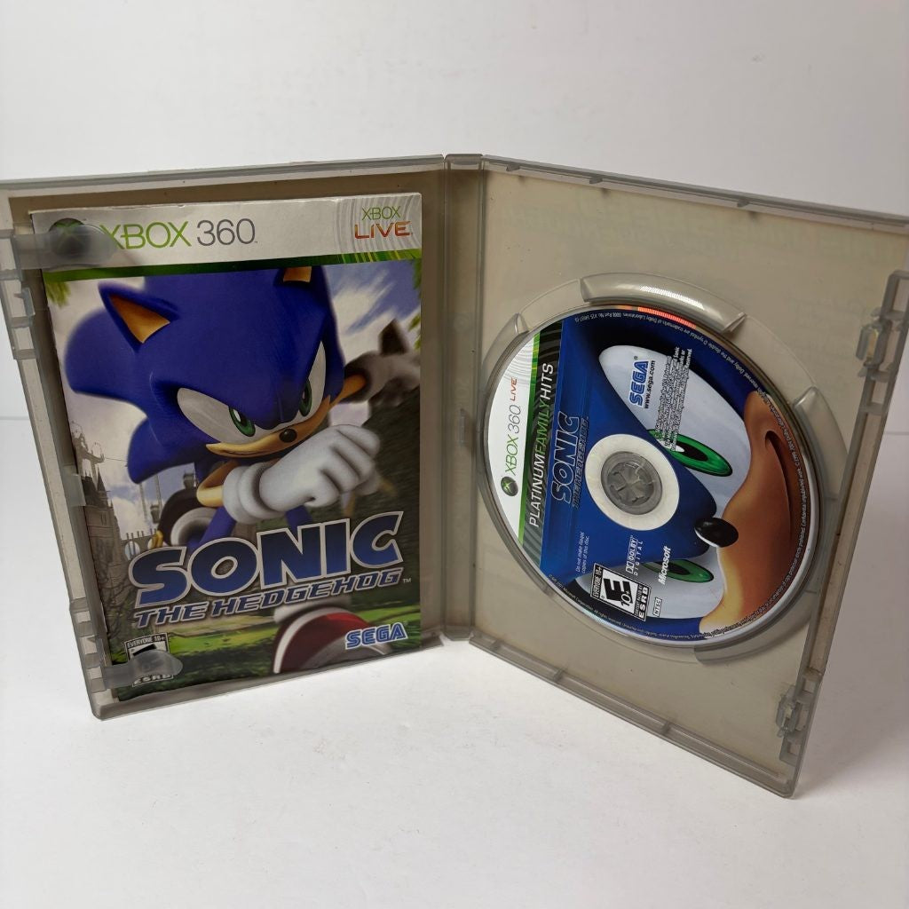 Sonic the Hedgehog Xbox 360 Platinum Family Hits SEGA CIB NTSC