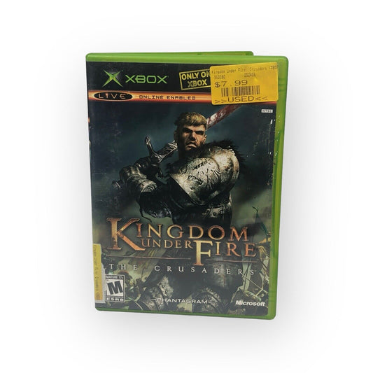 Kingdom Under Fire: The Crusaders (Microsoft Xbox, 2004) CIB Complete W/MANUAL