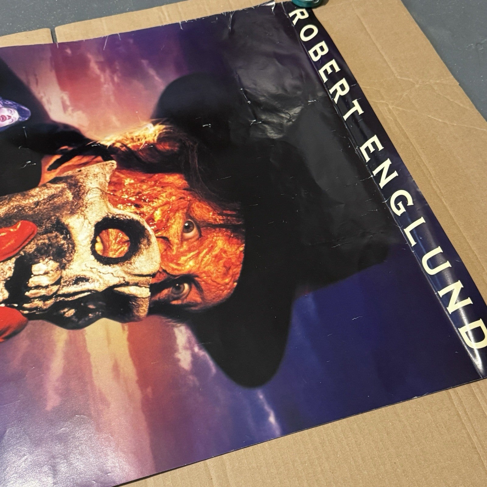 Vintage Robert Englund In Phantom Of The Opera Original Poster VHS Promo 40”x27”