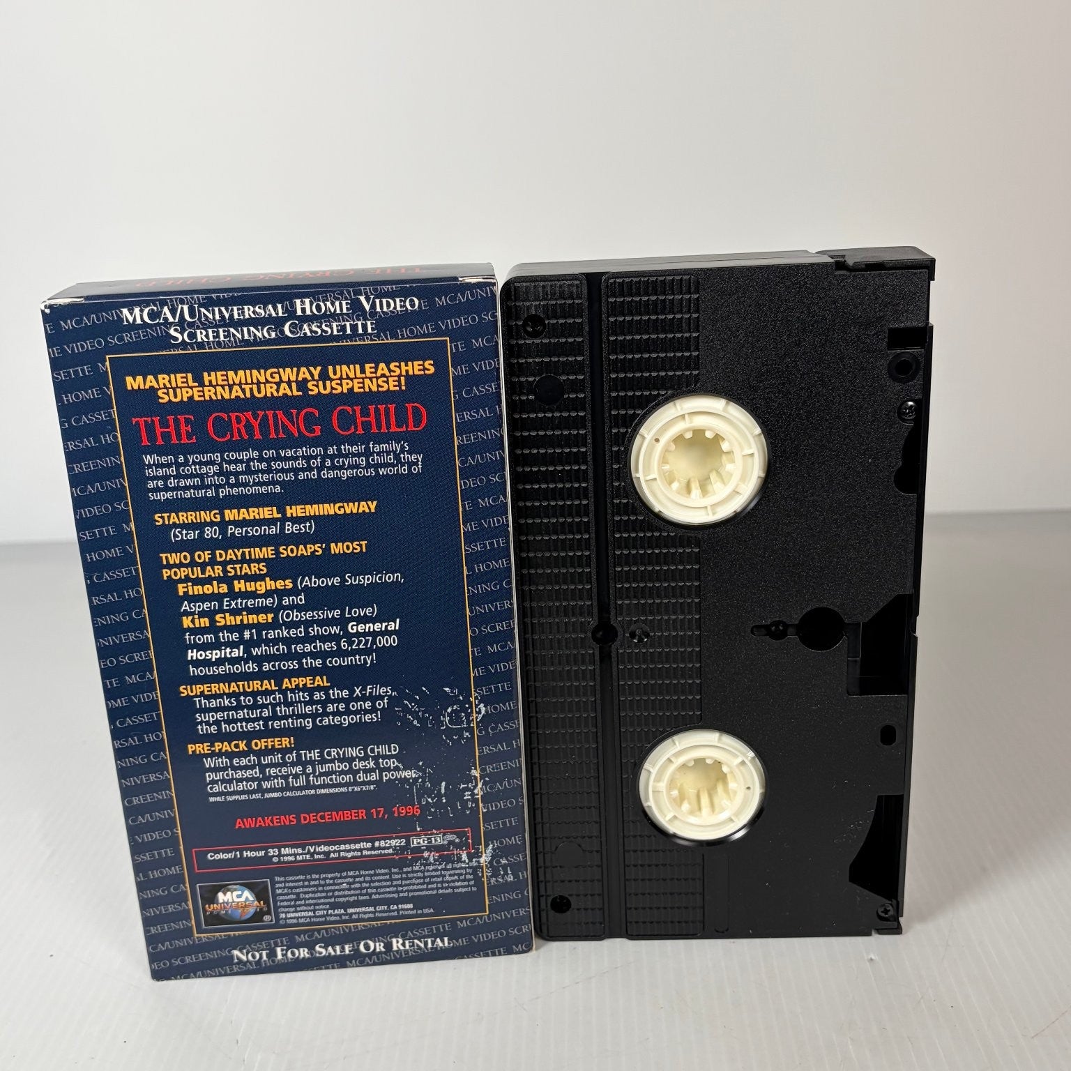 The Crying Child VHS 1996 Horror Thriller Screener Promo MCA Universal